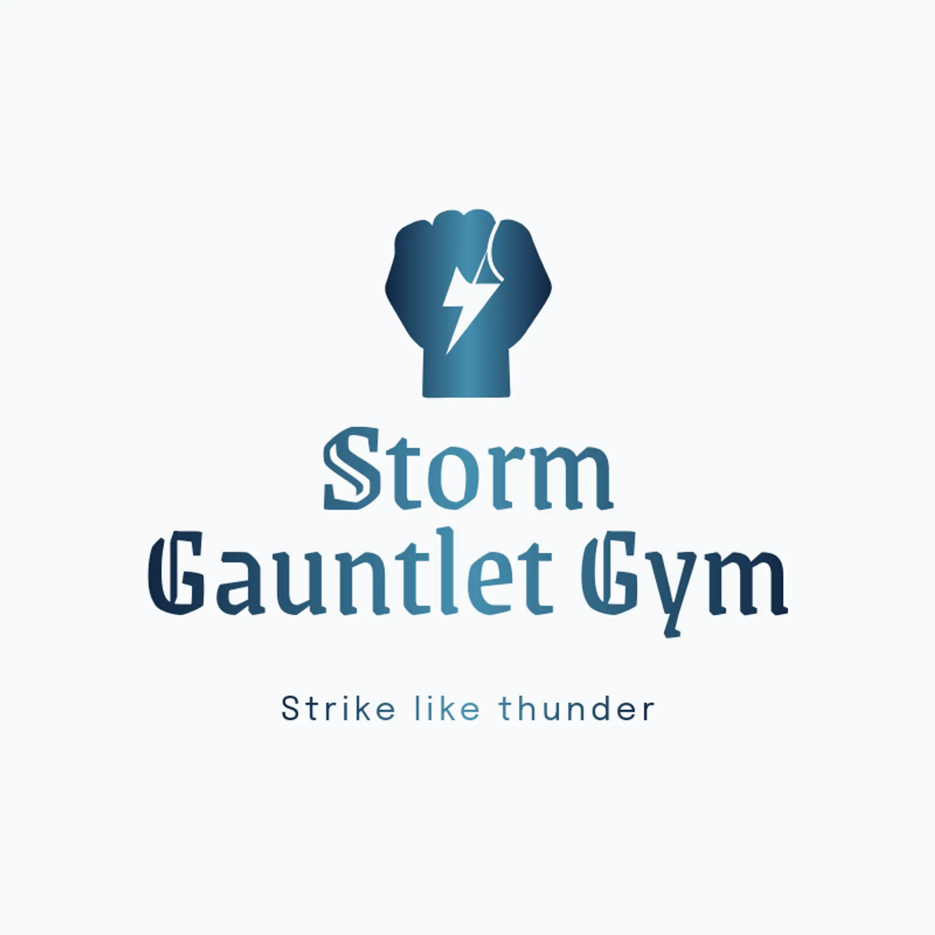 Storm Gauntlet Gym logo for warrior