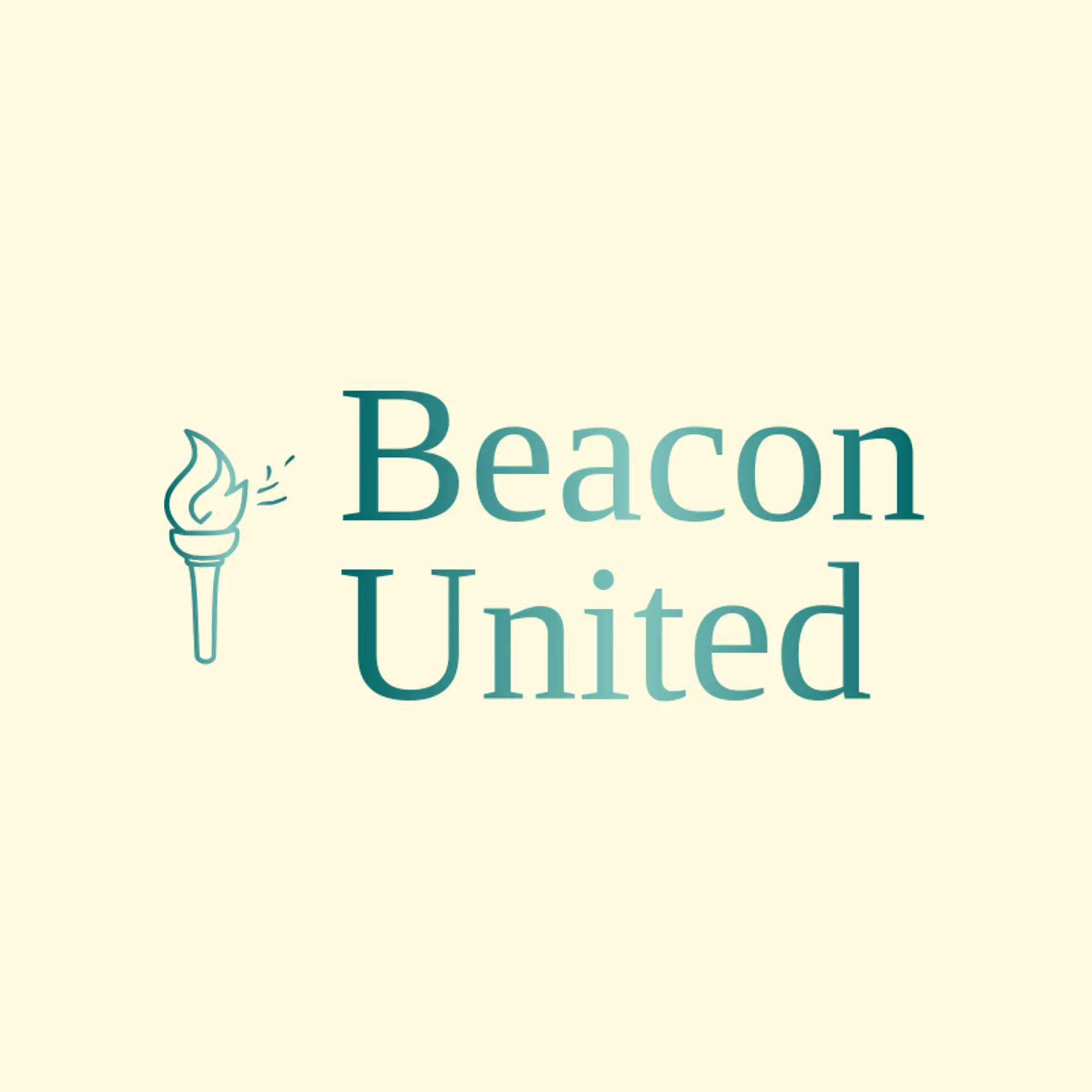 Beacon United logo for sports team