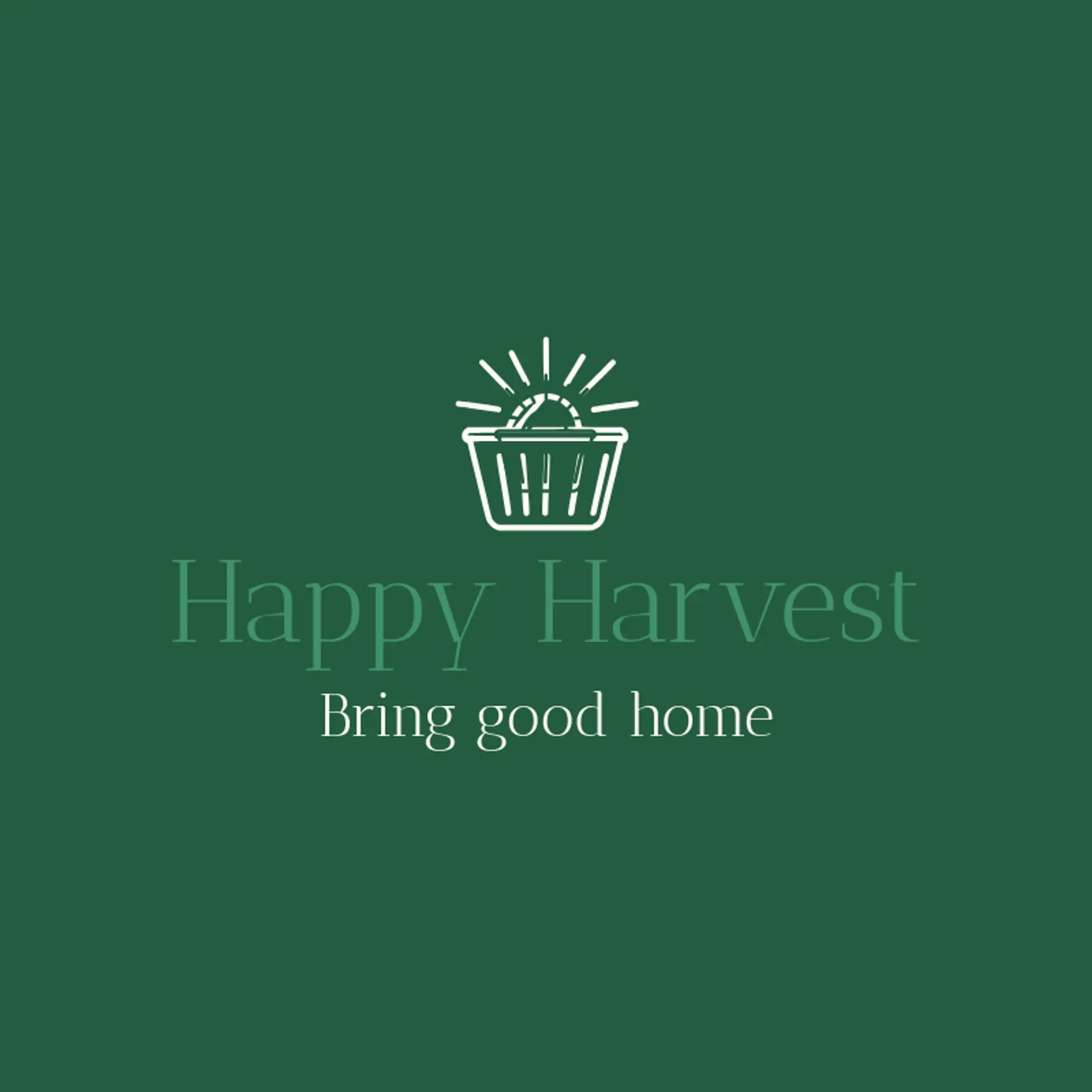 Happy Harvest logo for shopping