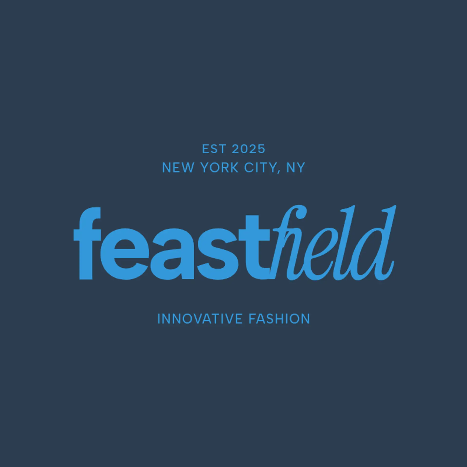 Feast Field logo for cool restaurant