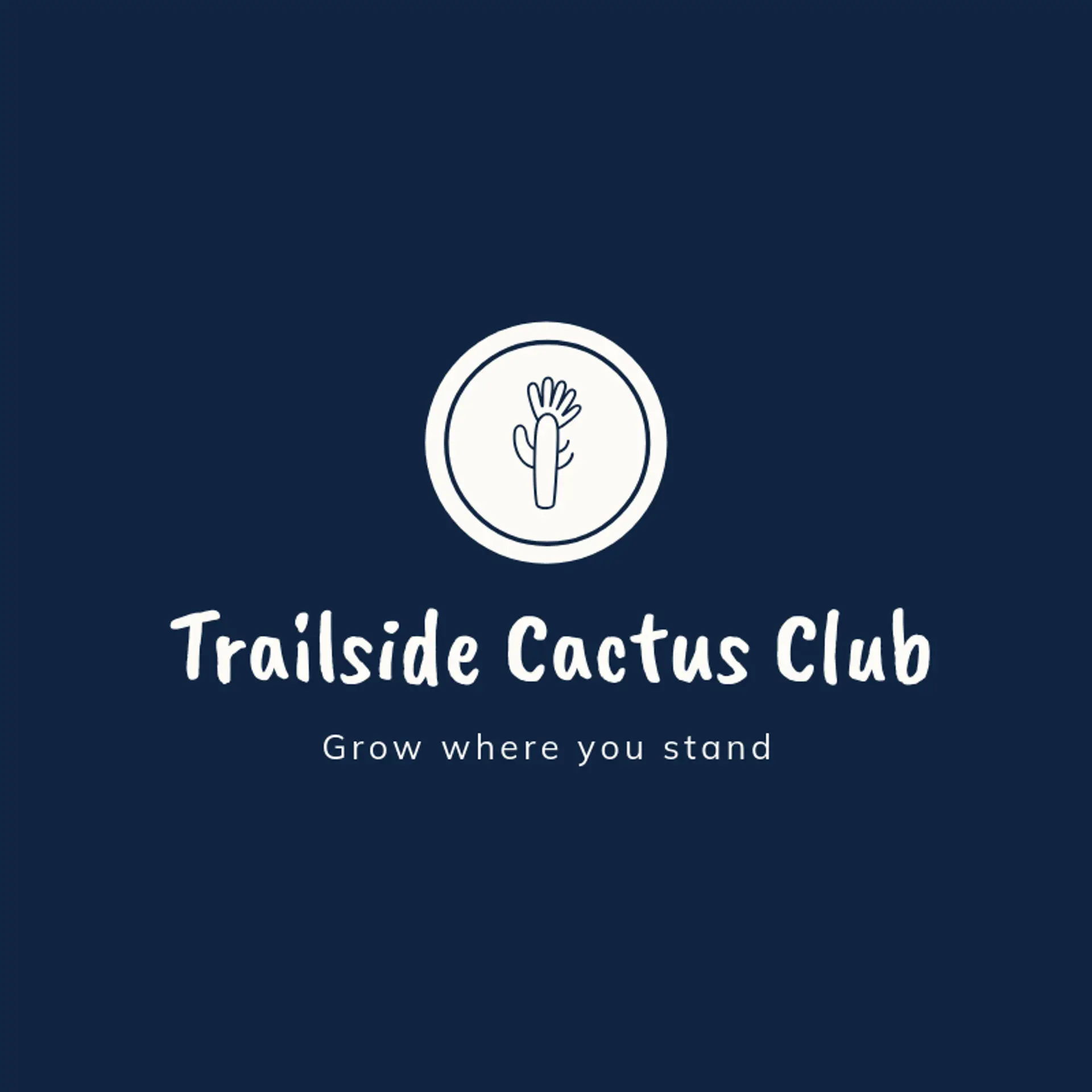 Trailside Cactus Club logo for cactus