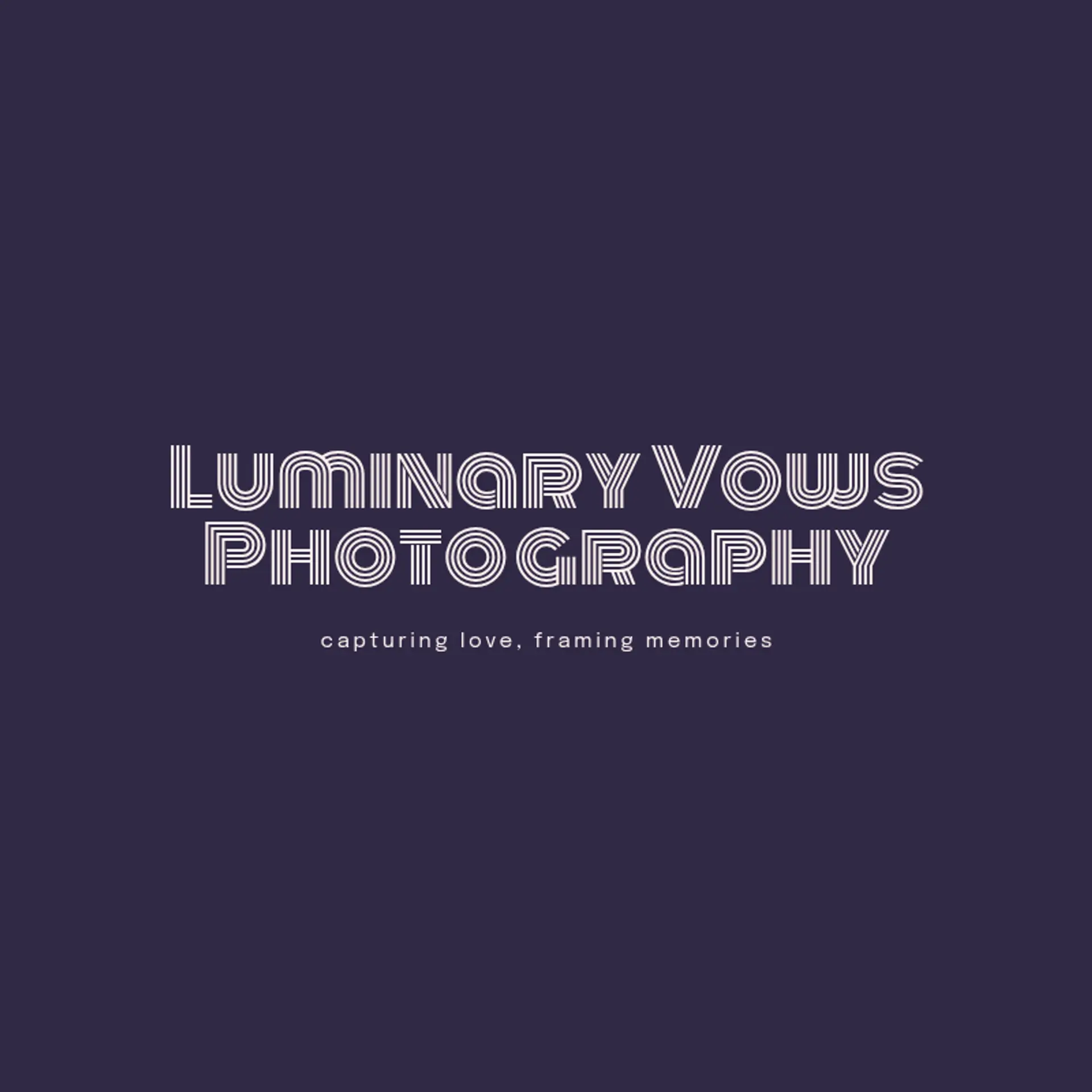 Luminary Vows Photography logo for wedding photographer