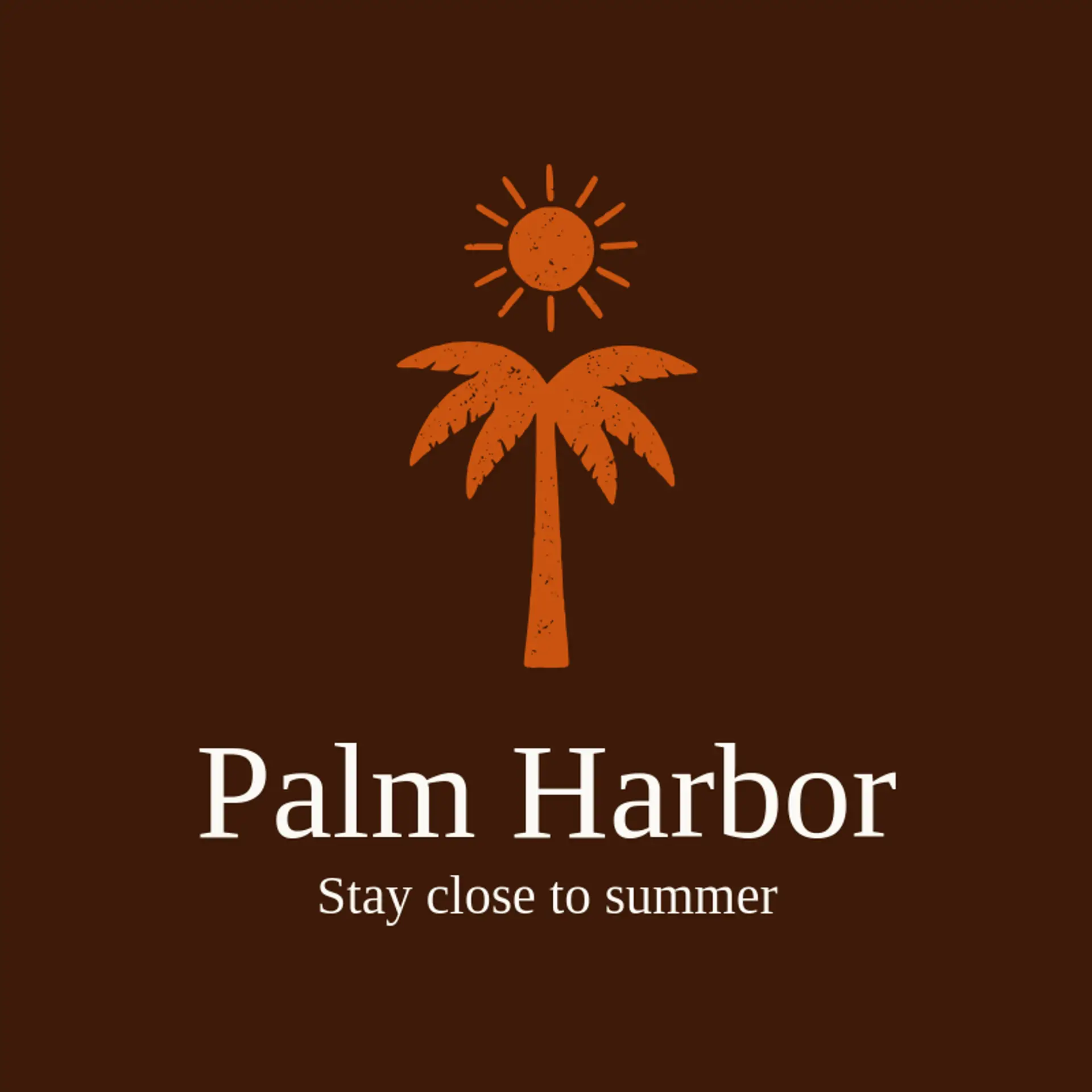 Palm Harbor logo for beach
