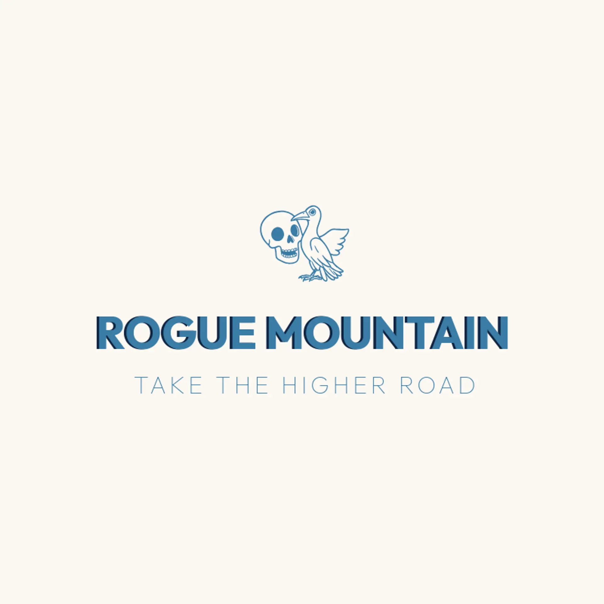 Rogue Mountain logo for rock