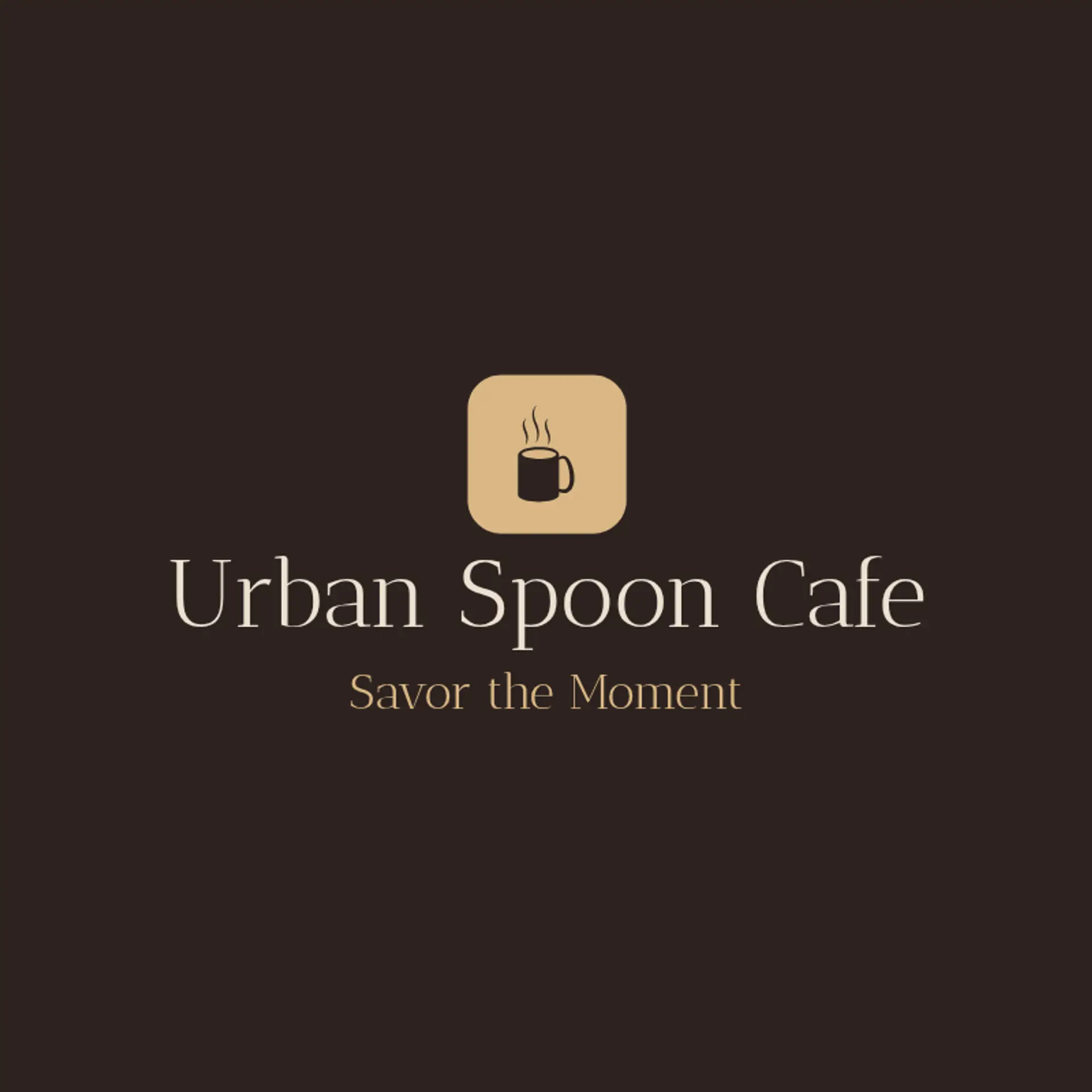 Sunny Spoon Café logo for food cafe