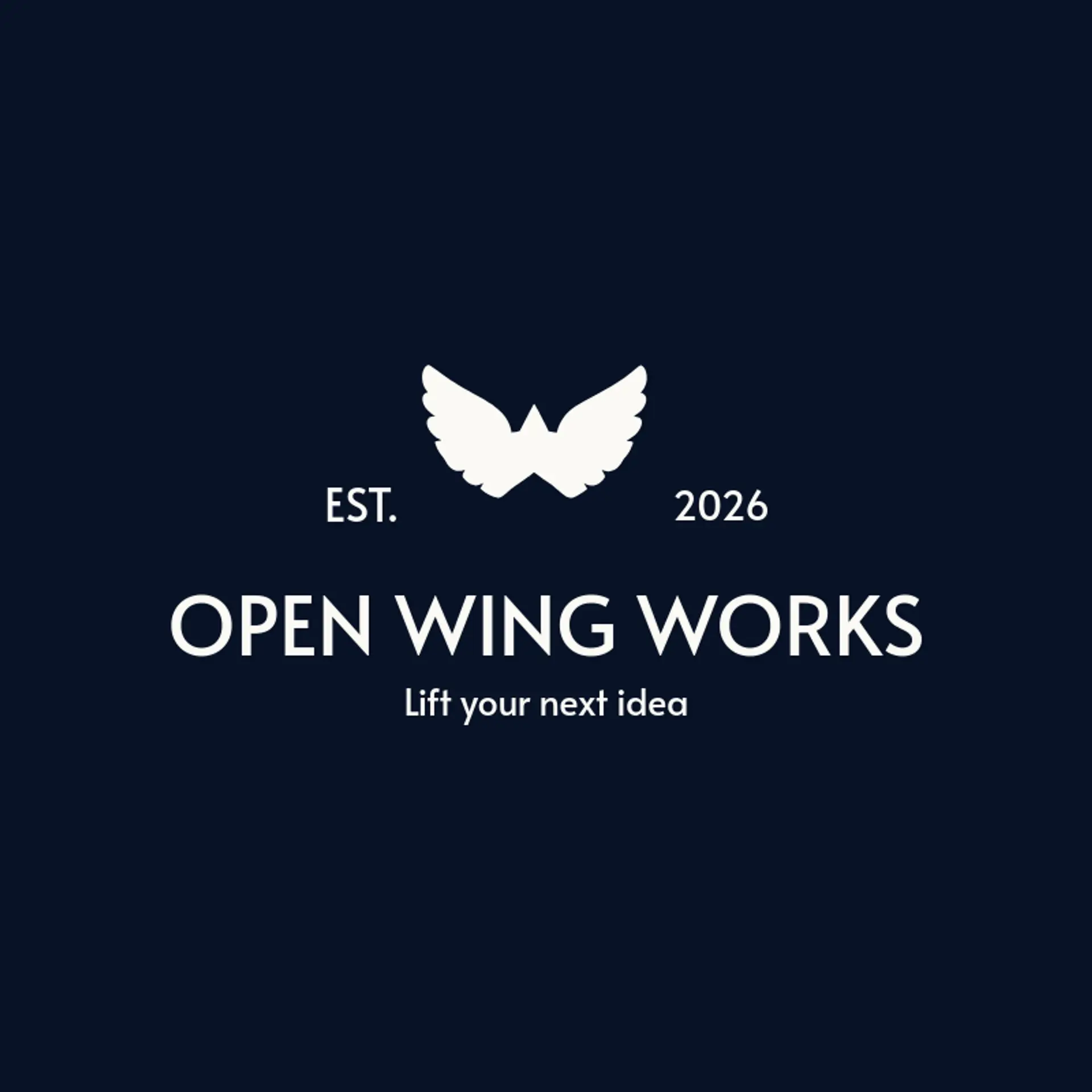 Open Wing Works logo for angel