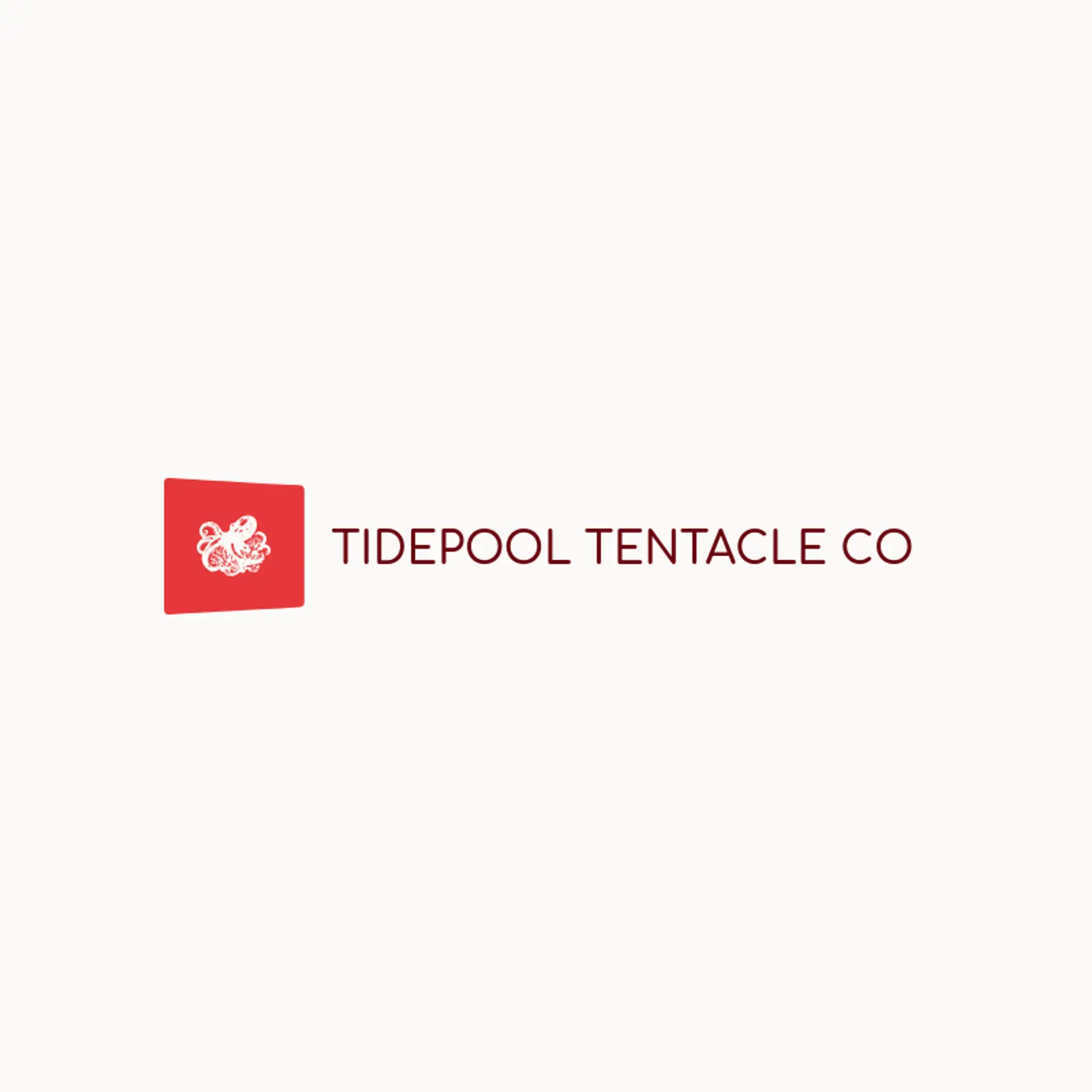 Tidepool Tentacle Co logo for octopus