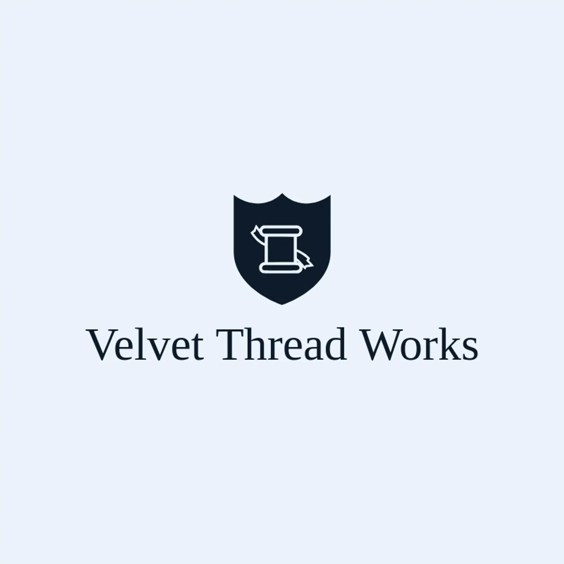 Velvet Thread Works logo for stitching