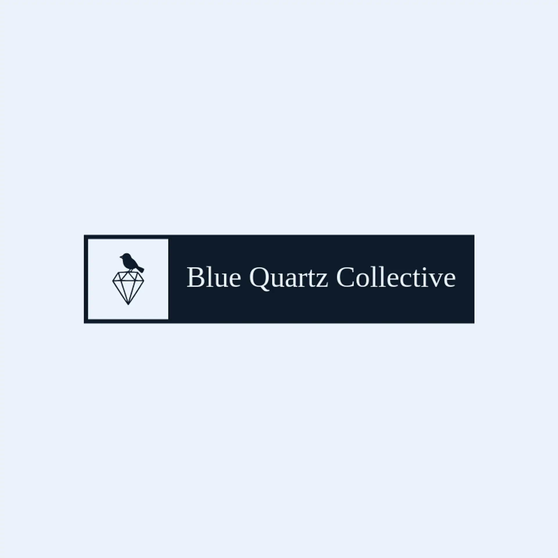 Blue Quartz Collective logo for crystal