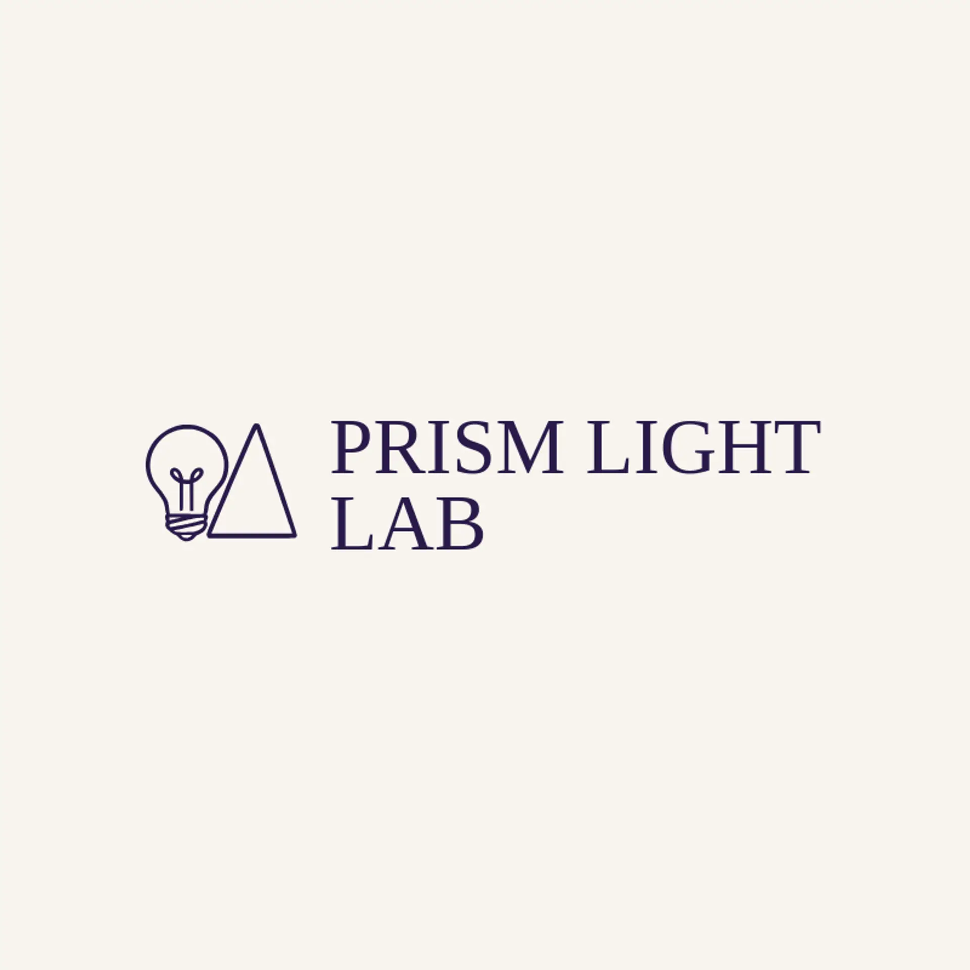 Prism Light Lab logo for lightbulb