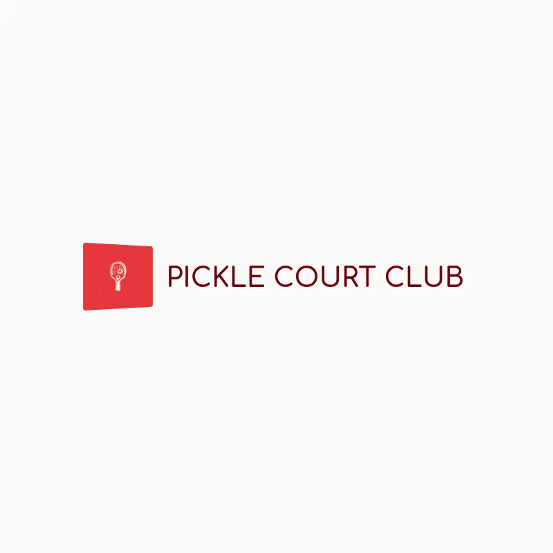 Pickle Court Club logo for court