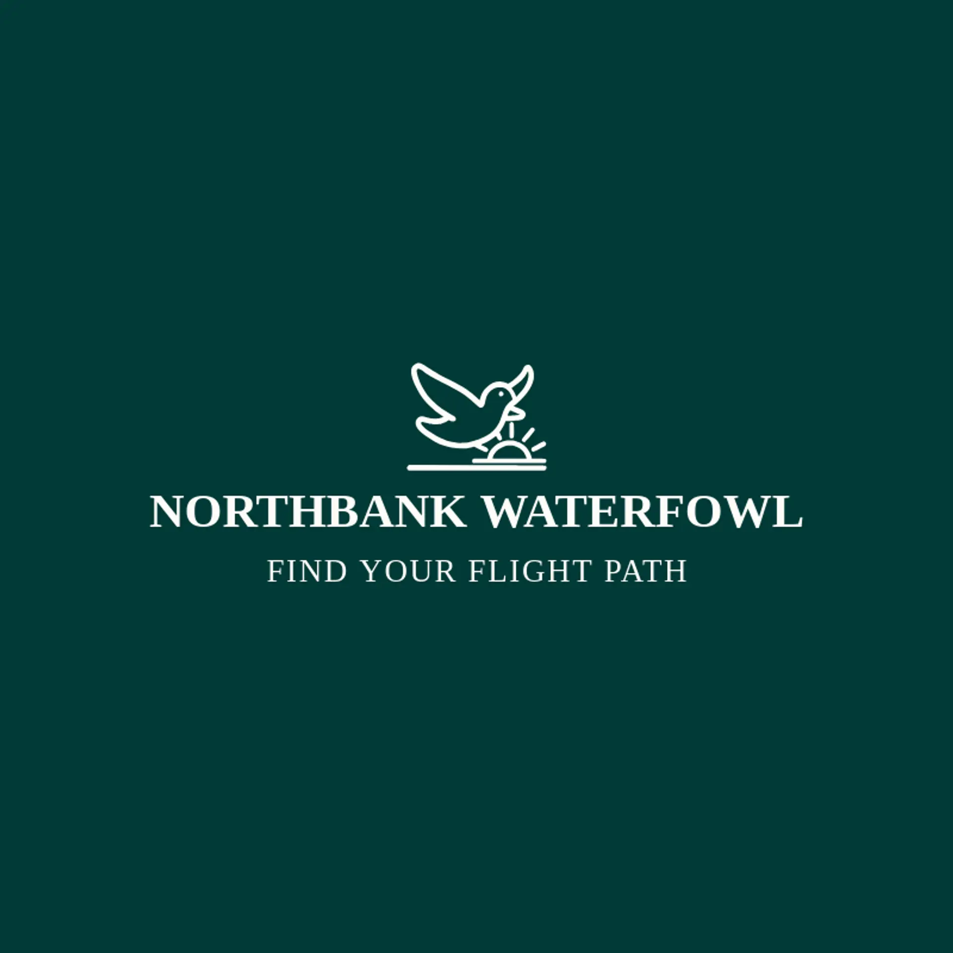 Northbank Waterfowl logo for duck hunting