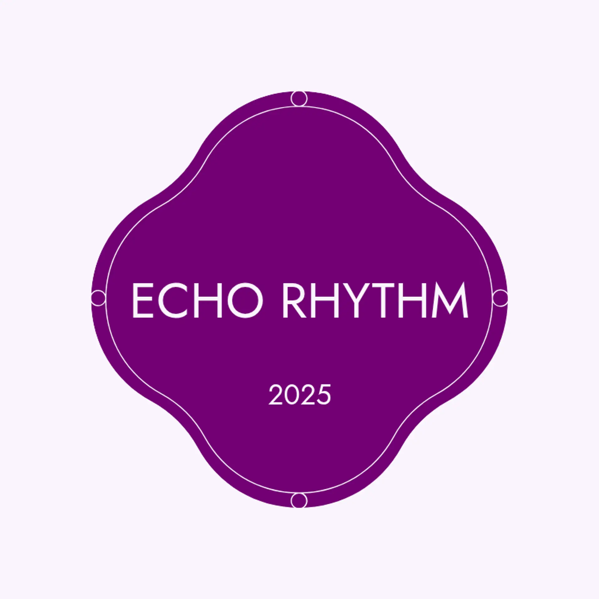 Echo Rhythm logo for music artist
