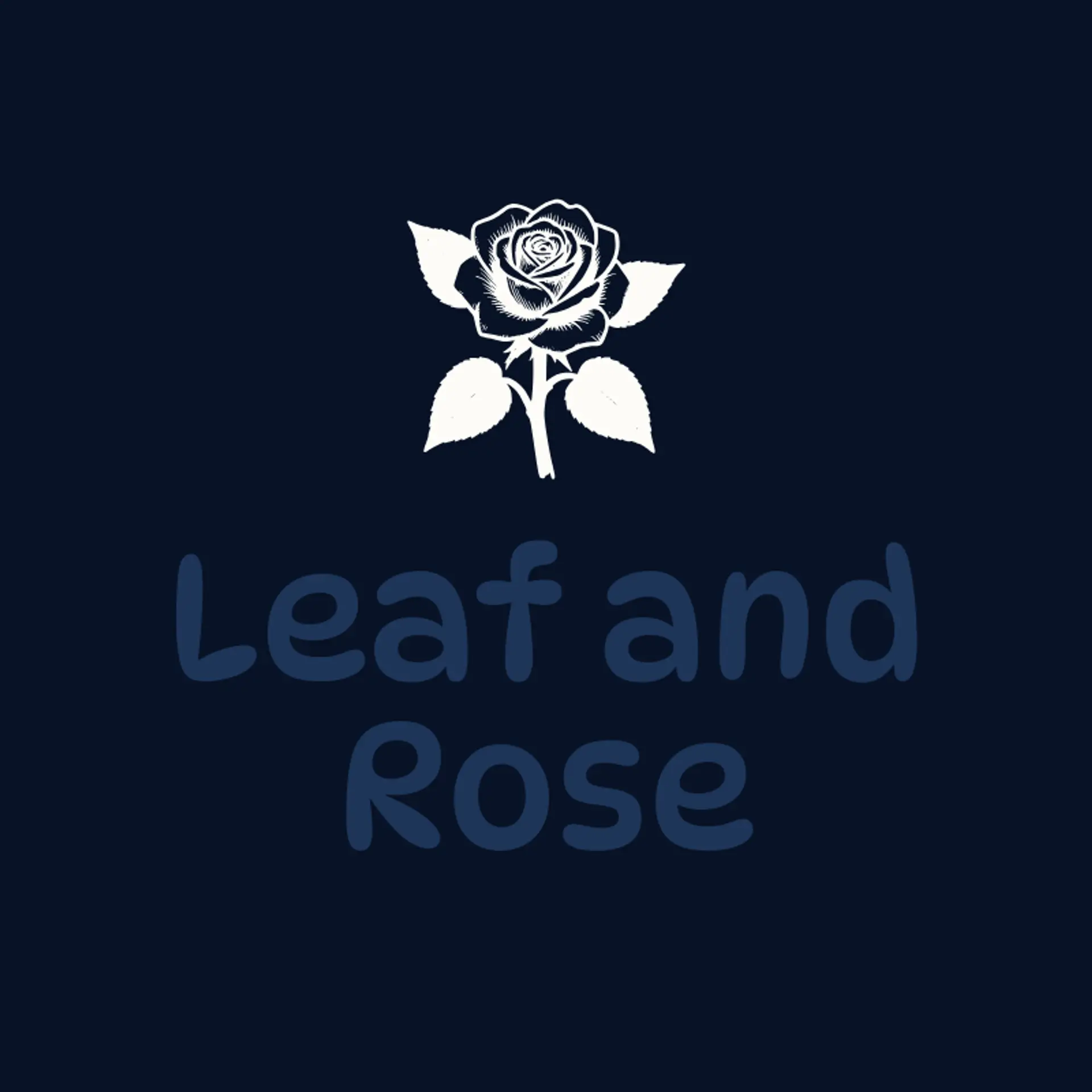 Leaf and Rose logo for rose