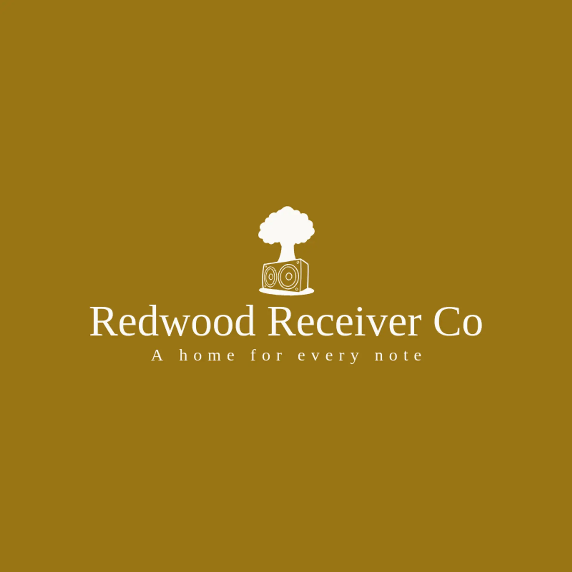 Redwood Receiver Co logo for stereo