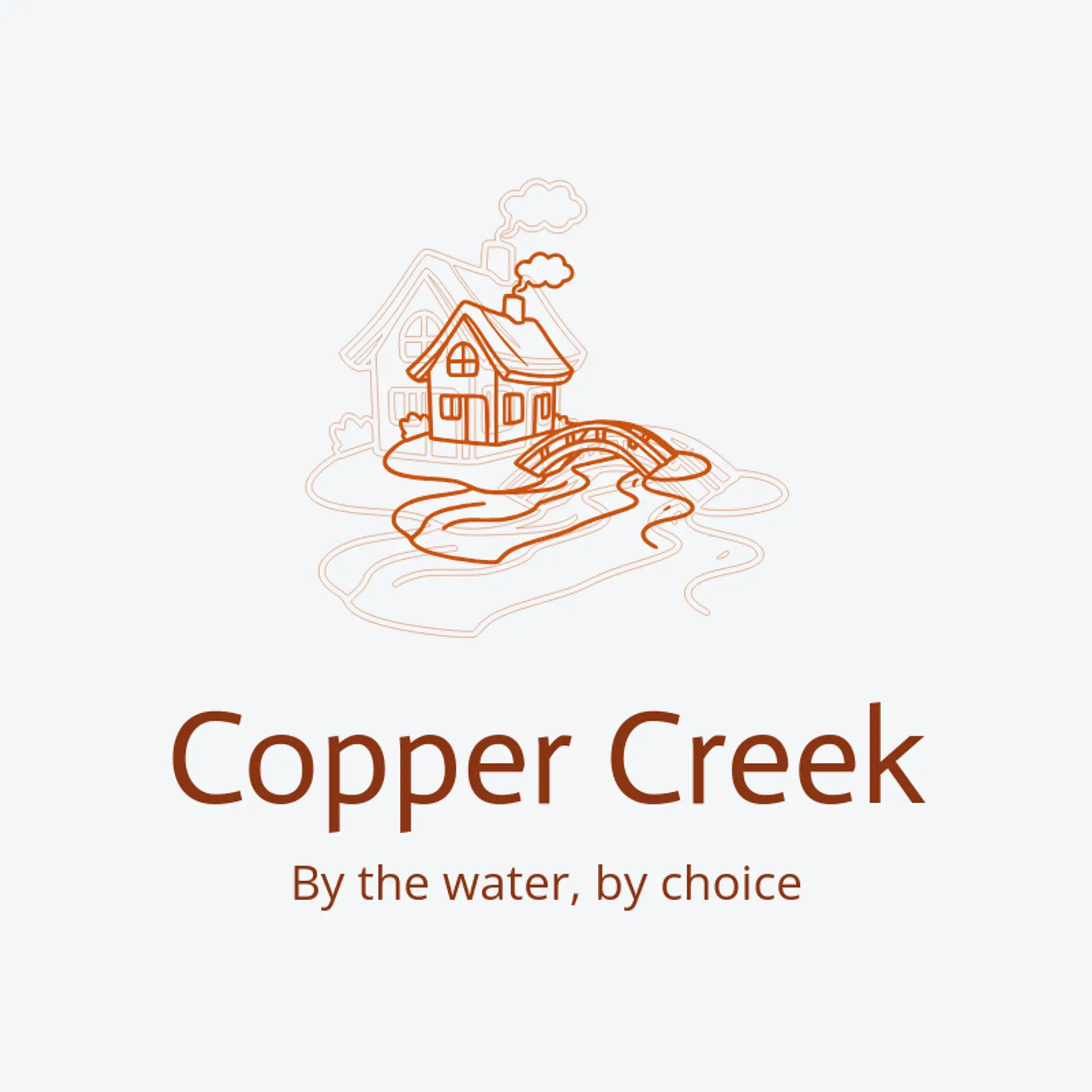 Copper Creek logo for house