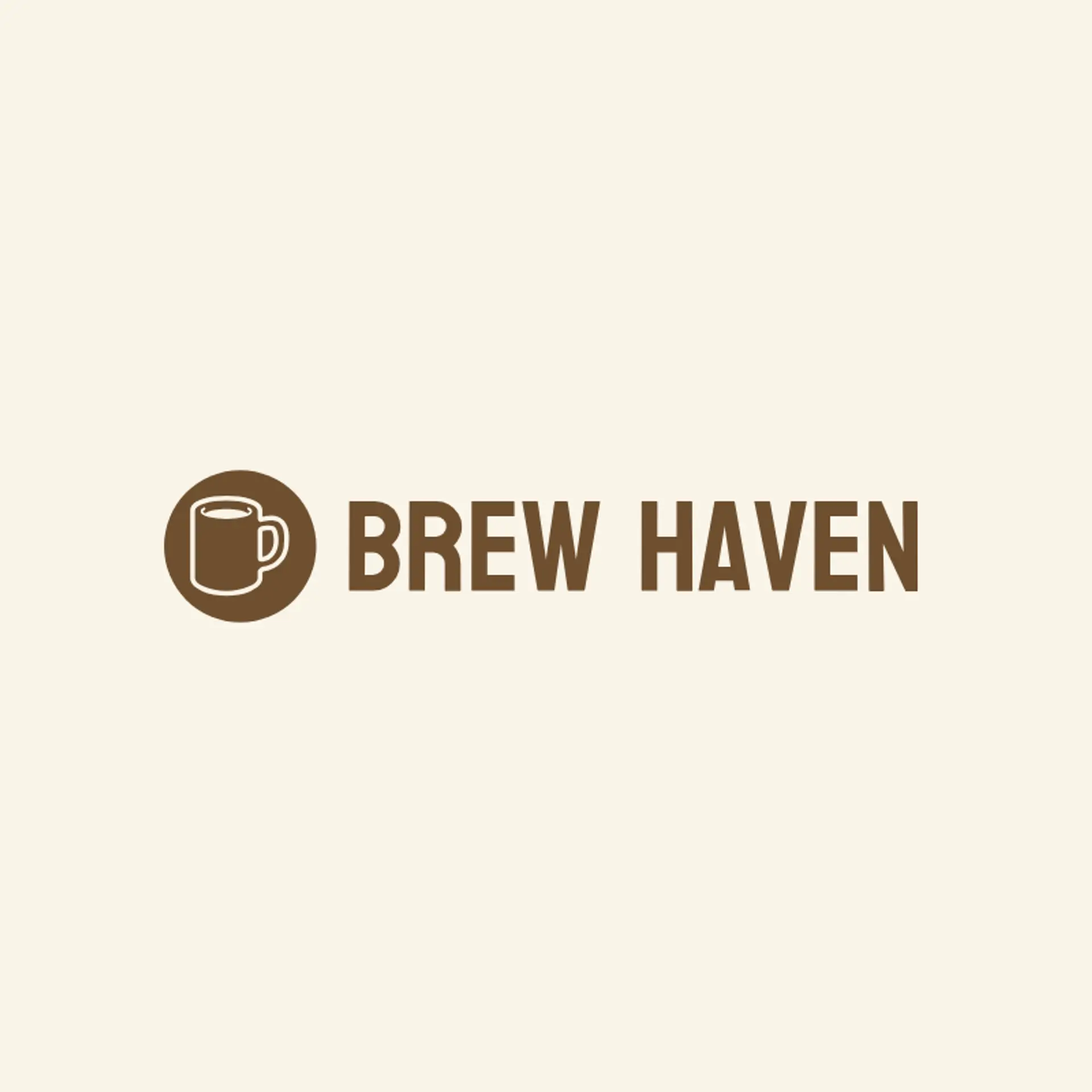 Brew Haven logo for cafe