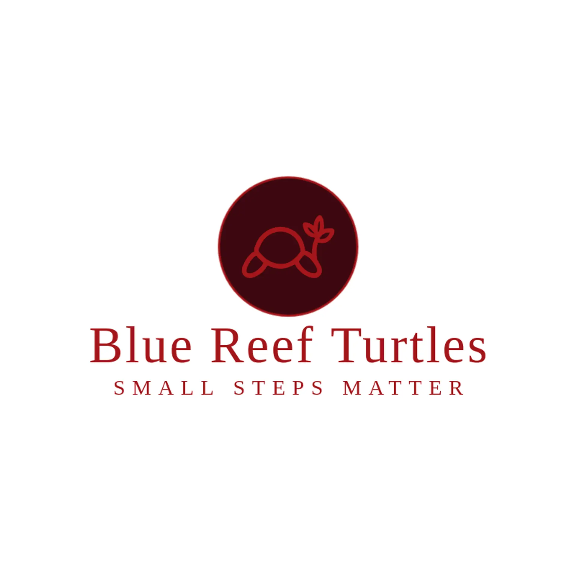 Blue Reef Turtles logo for sea turtle