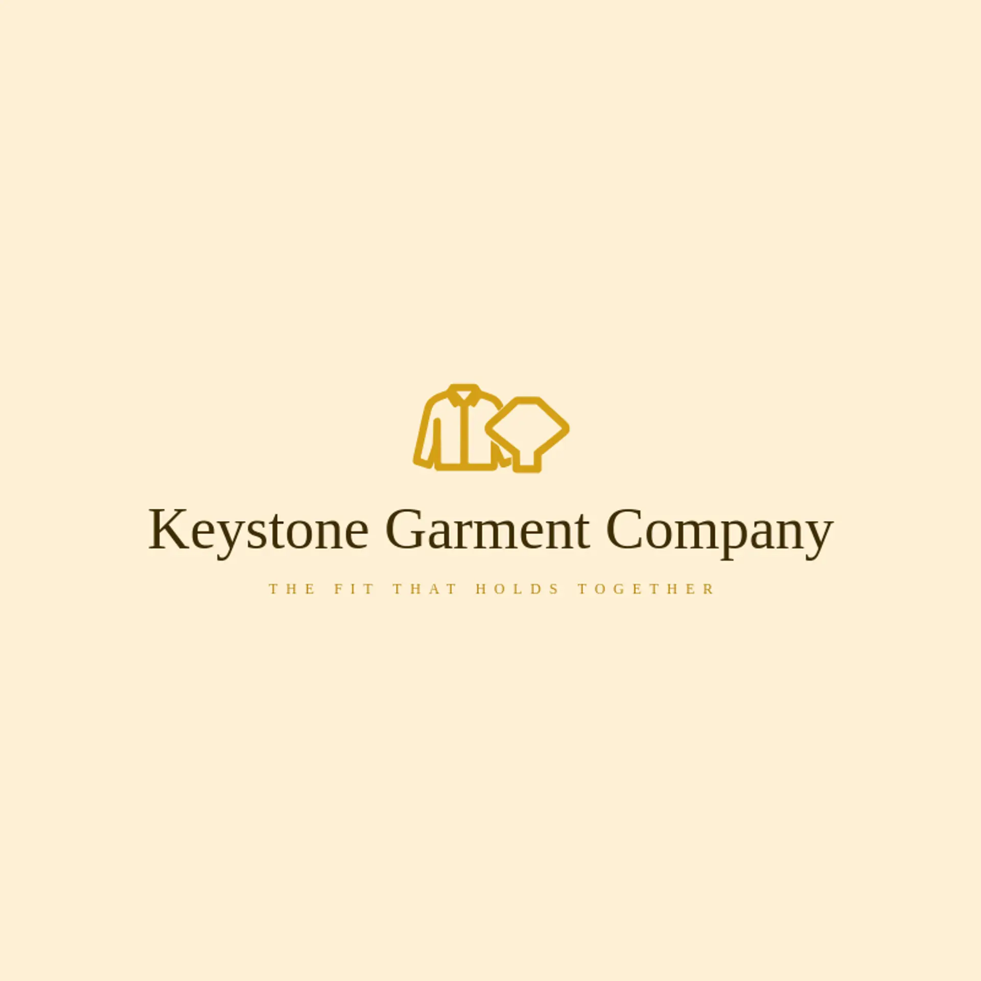 Keystone Garment Company logo for uniform