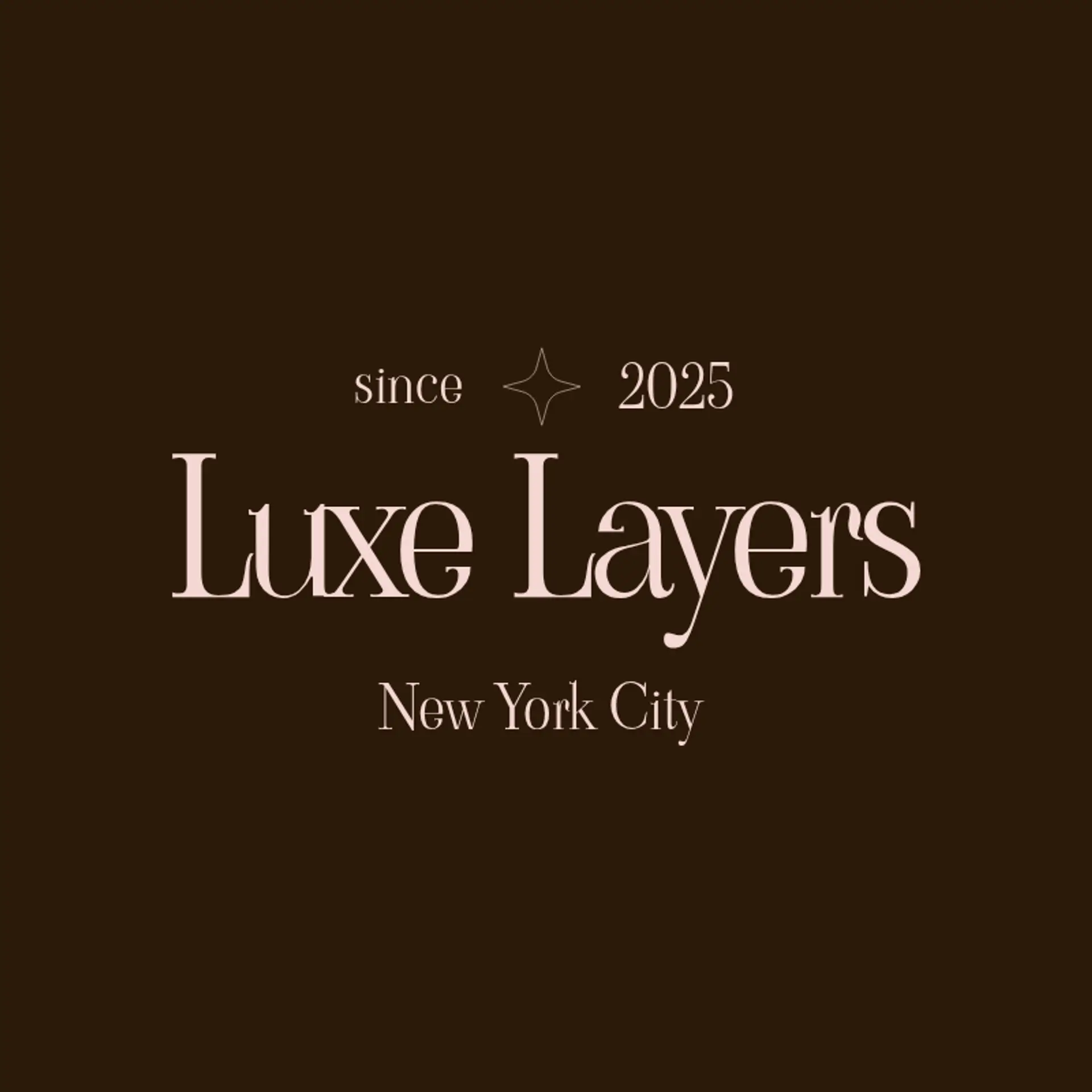 Luxe Layers logo for beauty salon