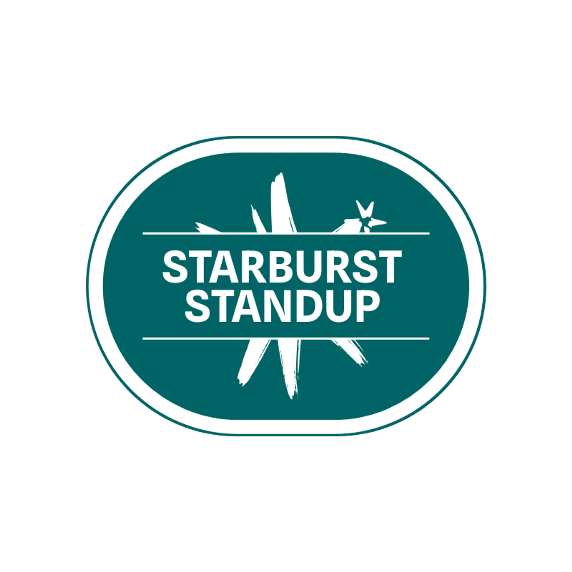 Starburst Standup logo for comedy