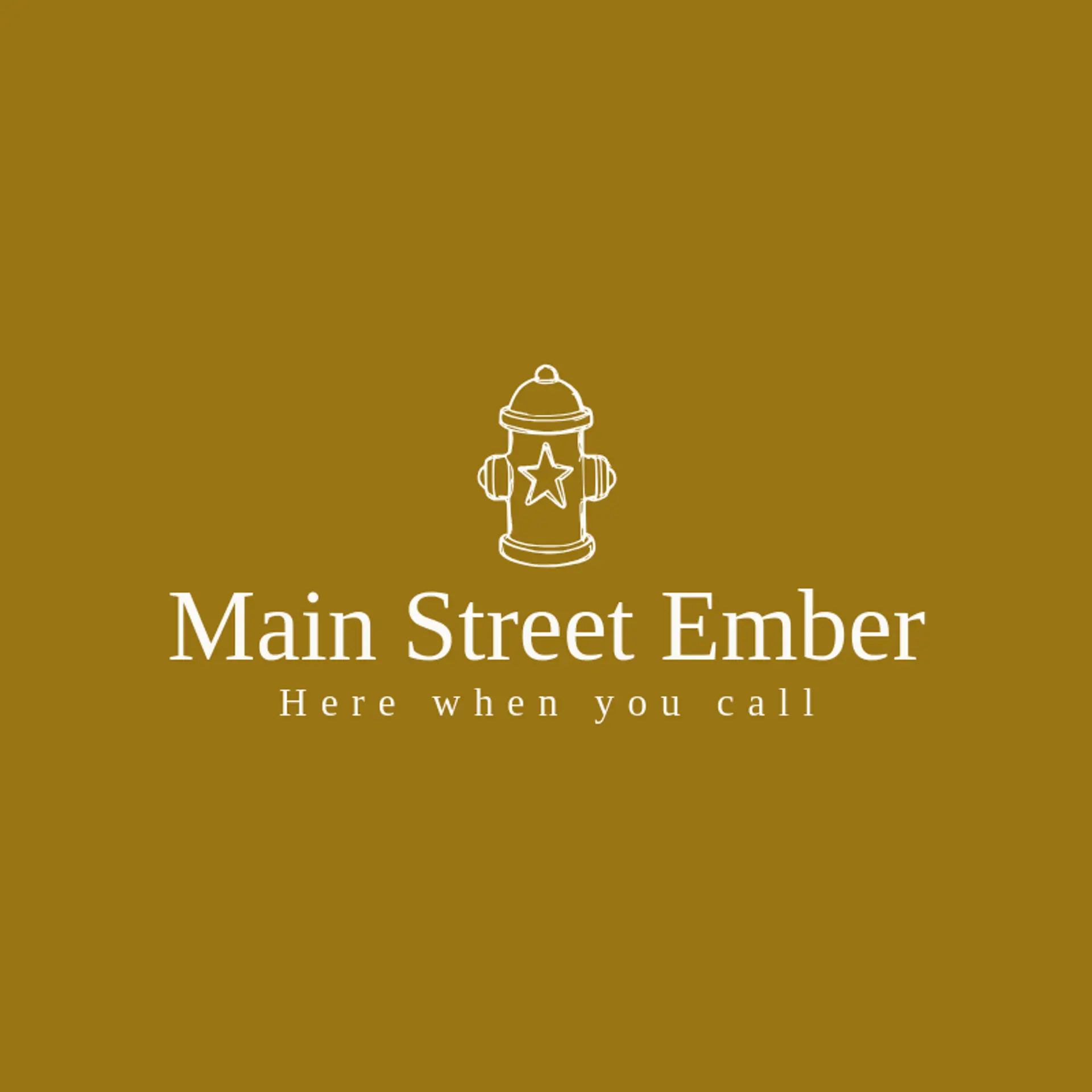 Main Street Ember logo for fire station