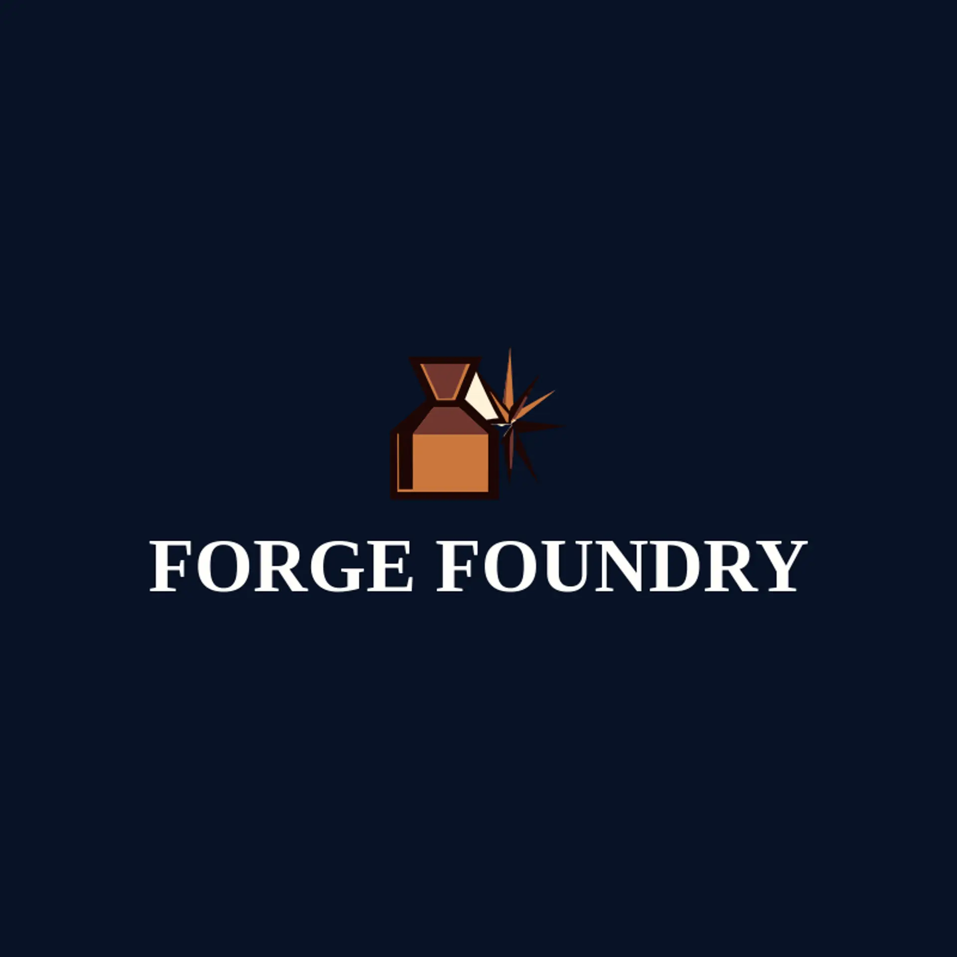 Forge Foundry logo for iron