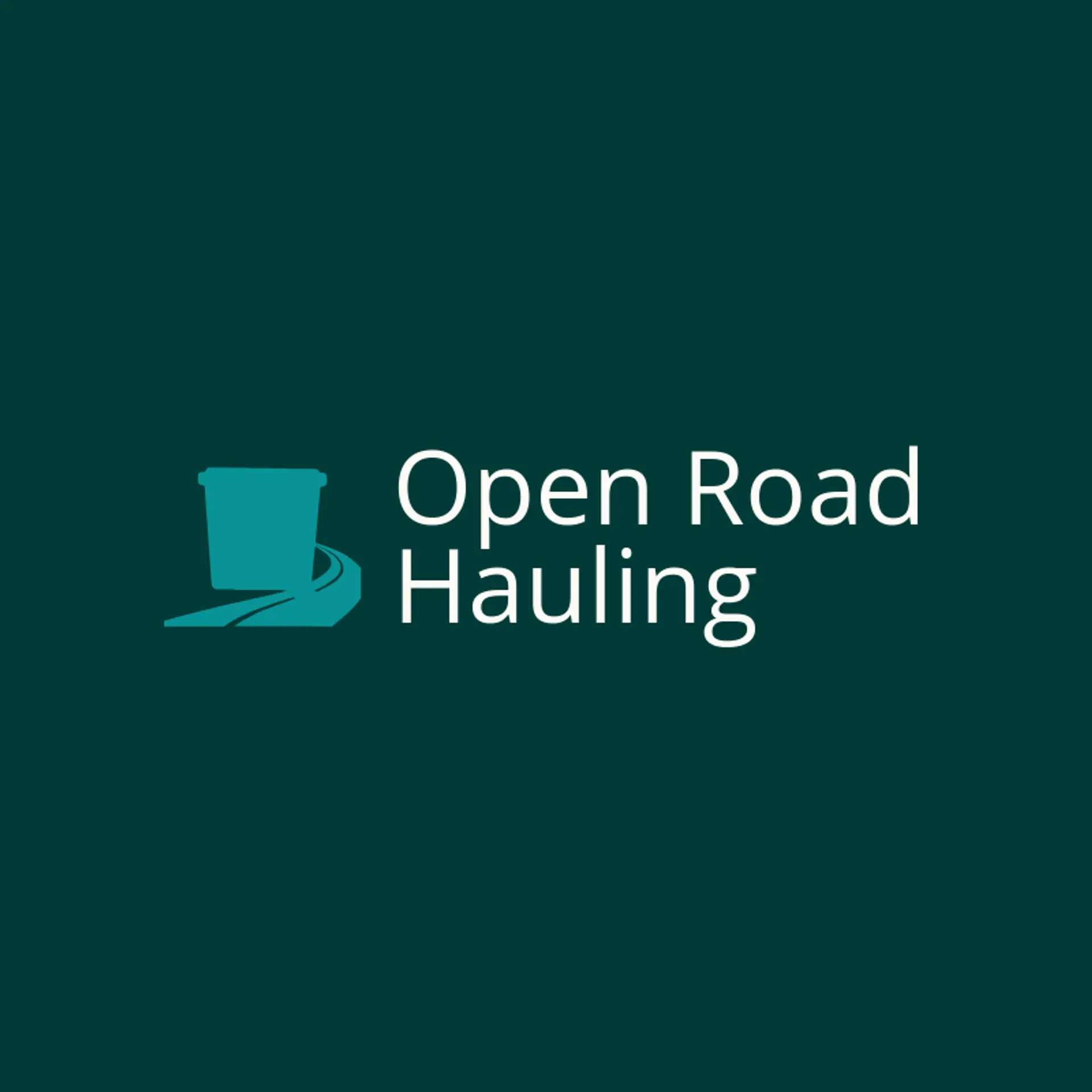 Open Road Hauling logo for dumpster