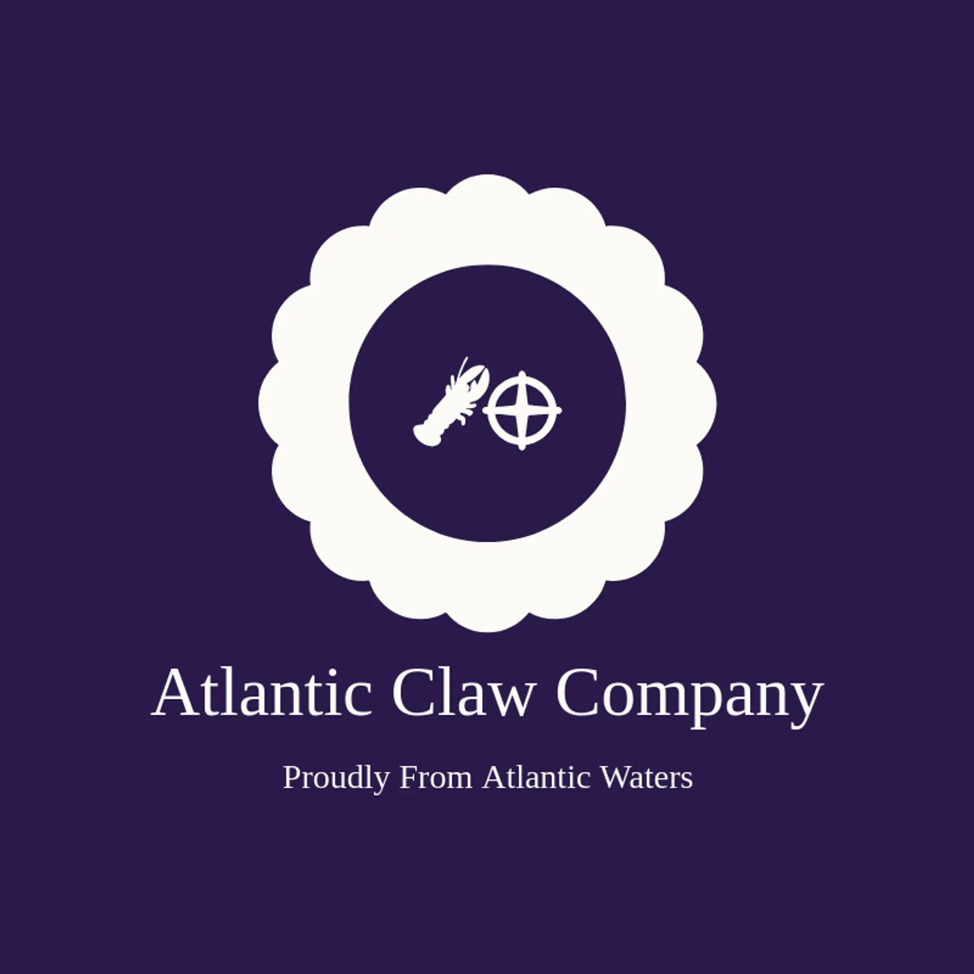 Atlantic Claw Company logo for lobster