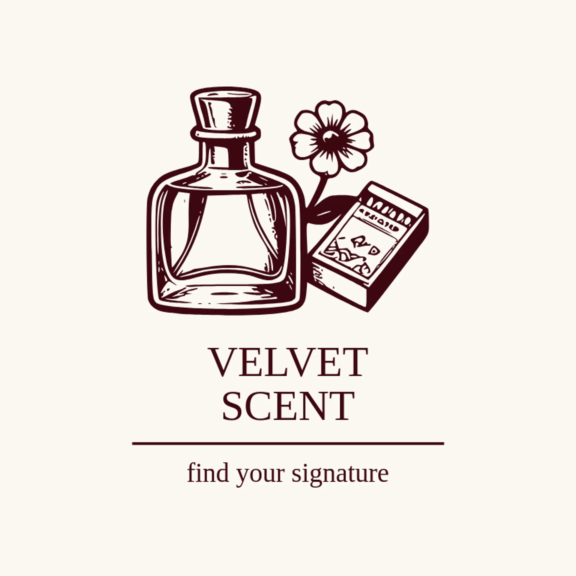 Velvet Scent logo for french
