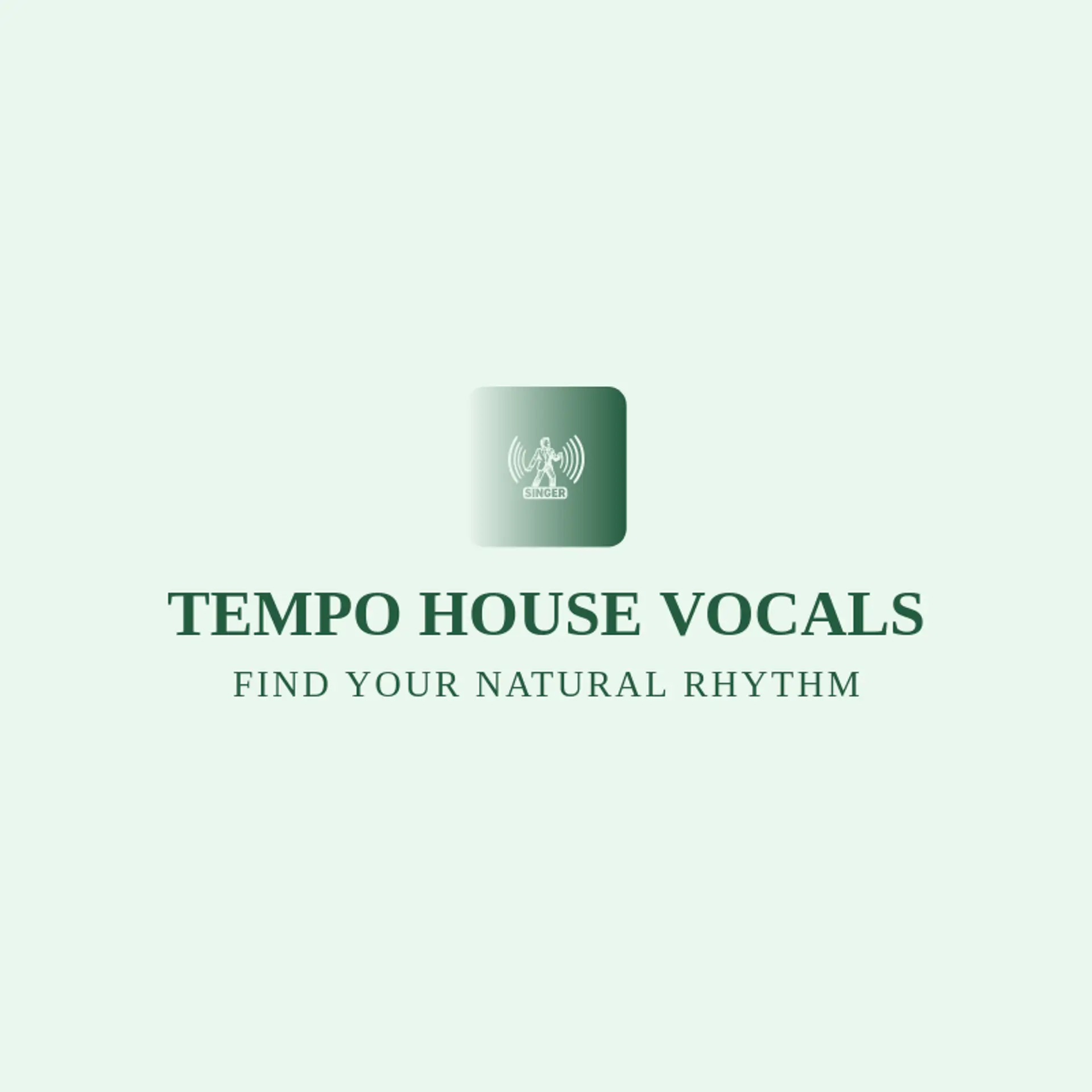 Tempo House Vocals logo for singing