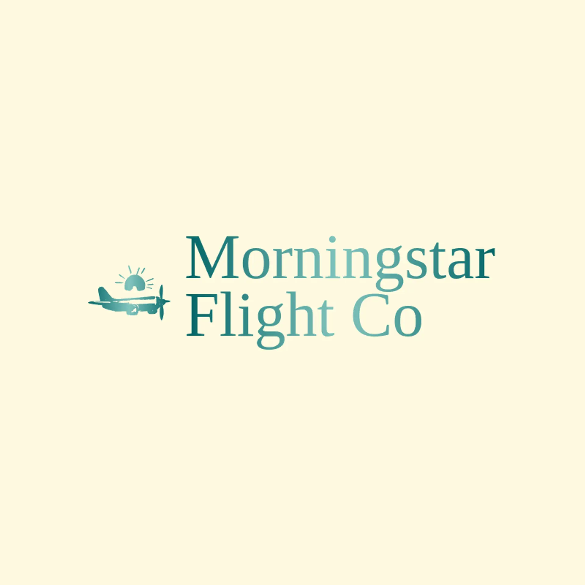Morningstar Flight Co logo for flight