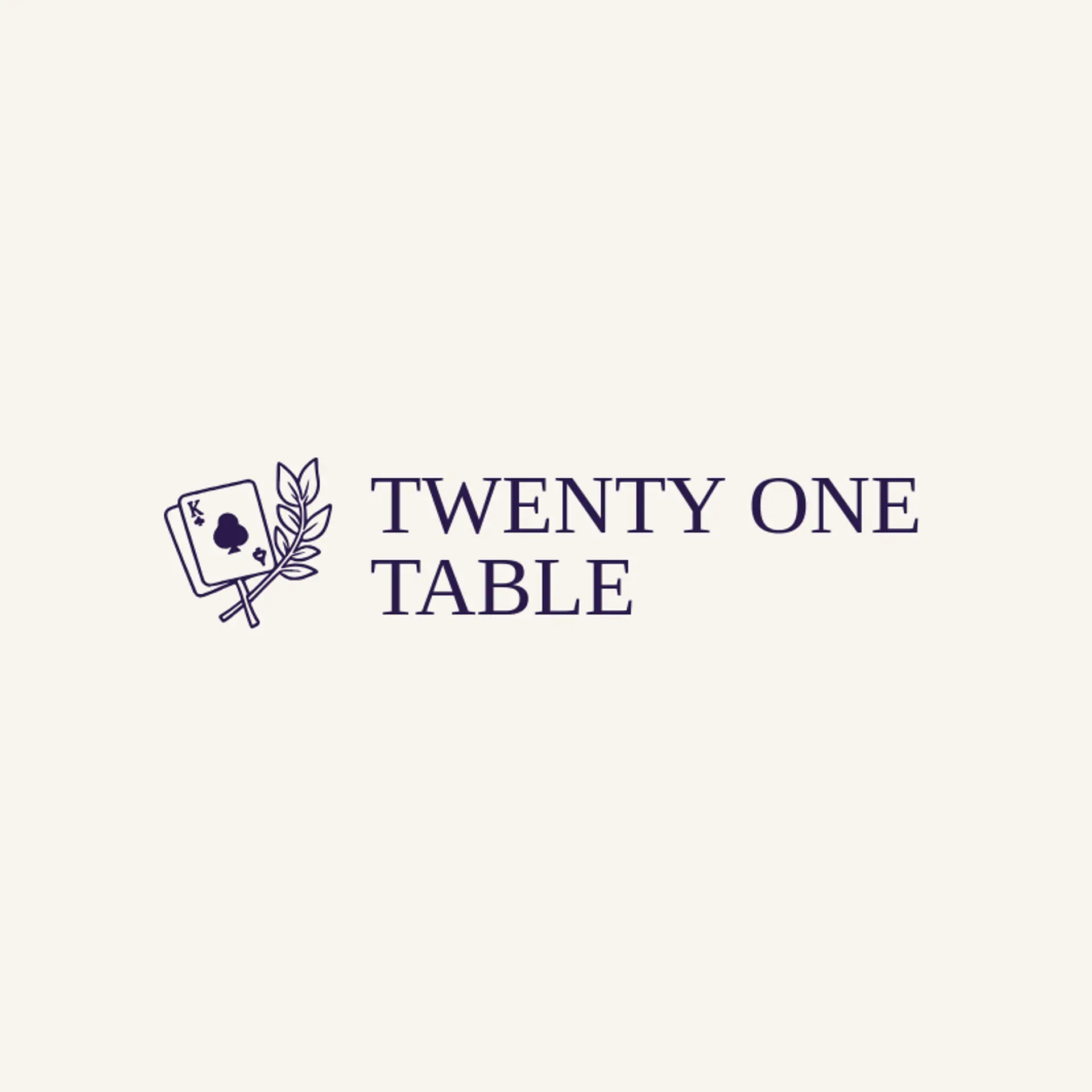 Twenty One Table logo for blackjack