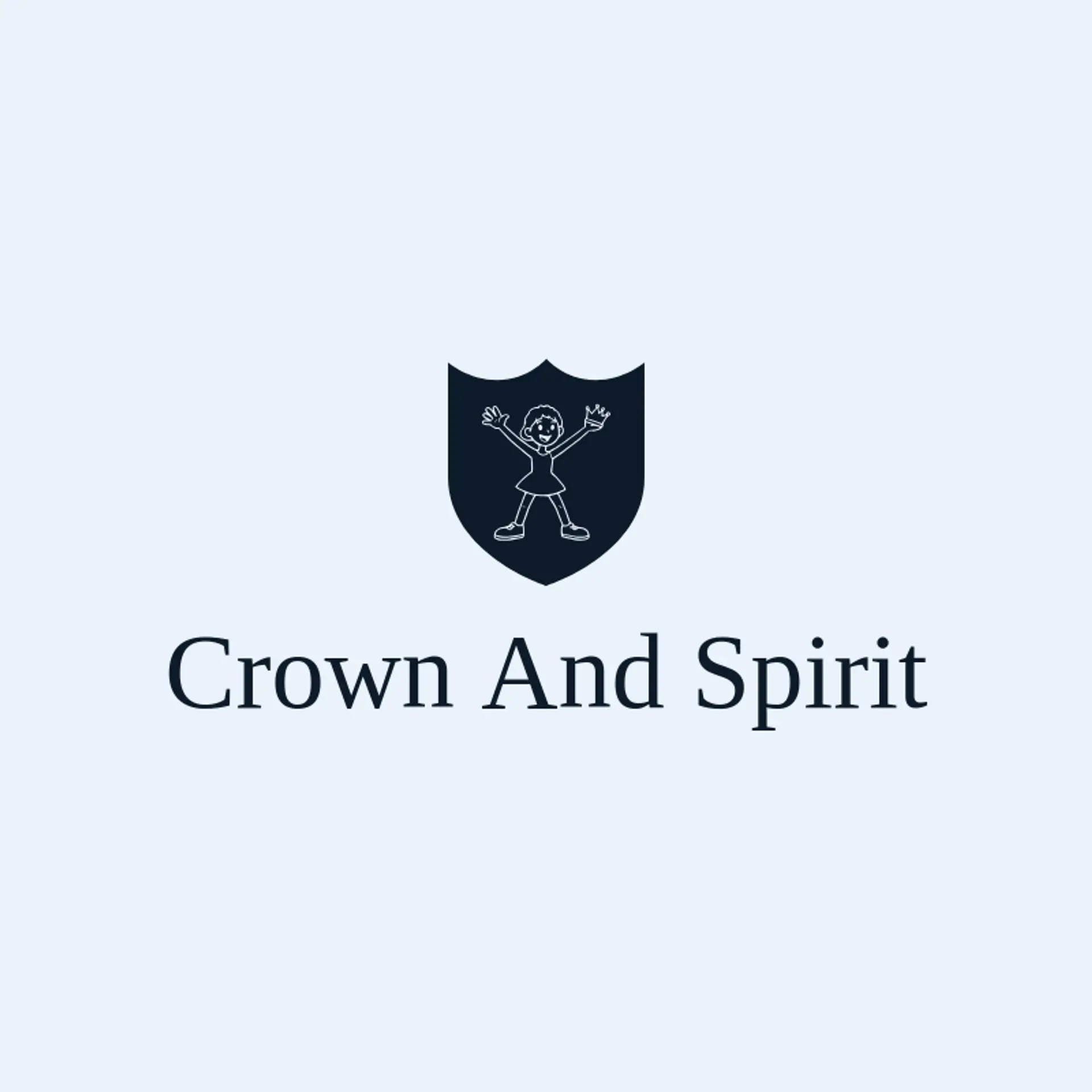 Crown and Spirit logo for cheerleader