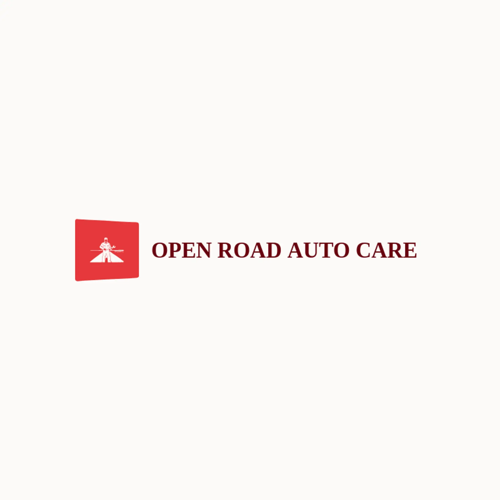 Open Road Auto Care logo for car mechanic