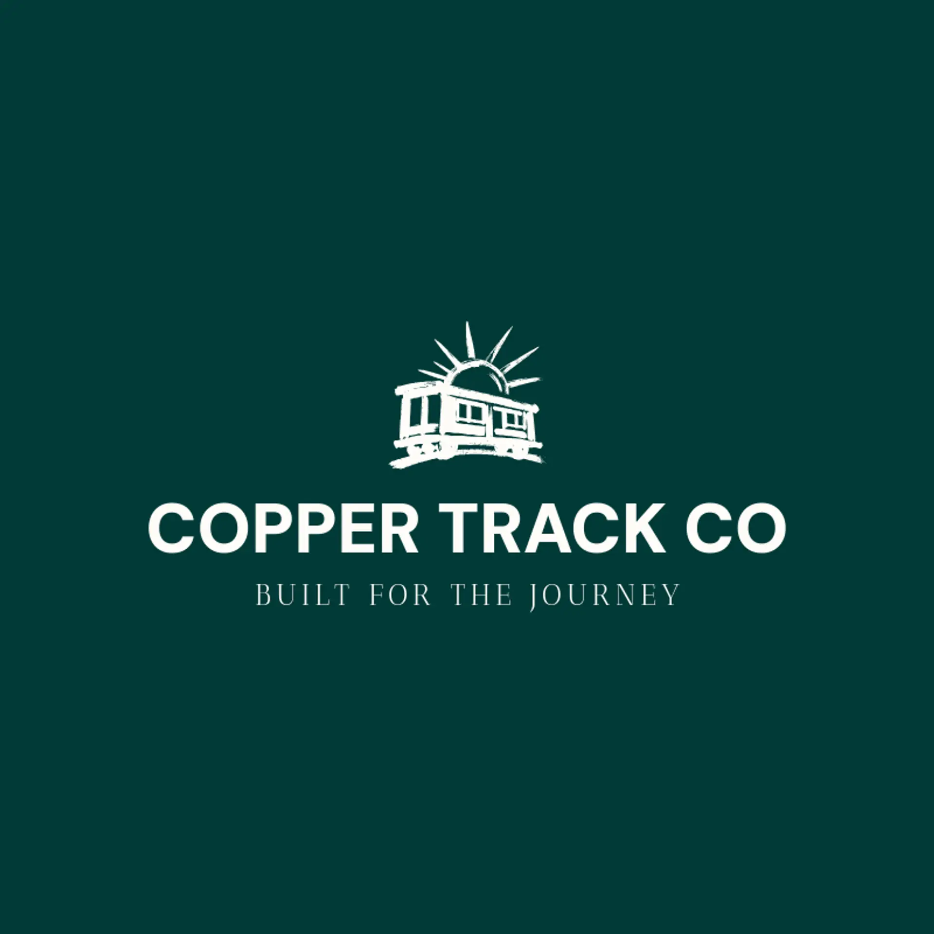 Copper Track Co logo for train