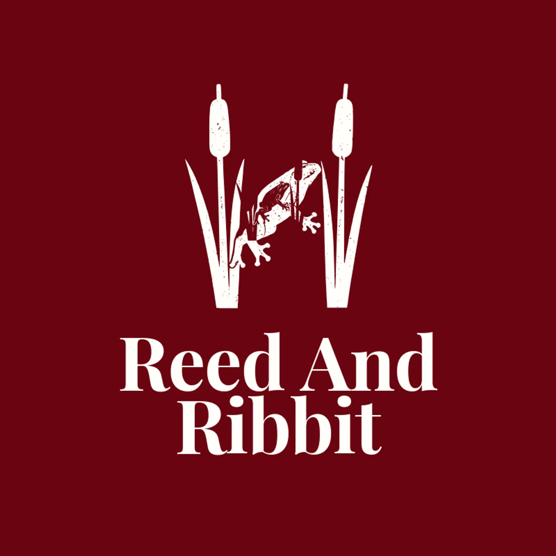 Reed And Ribbit logo for frog