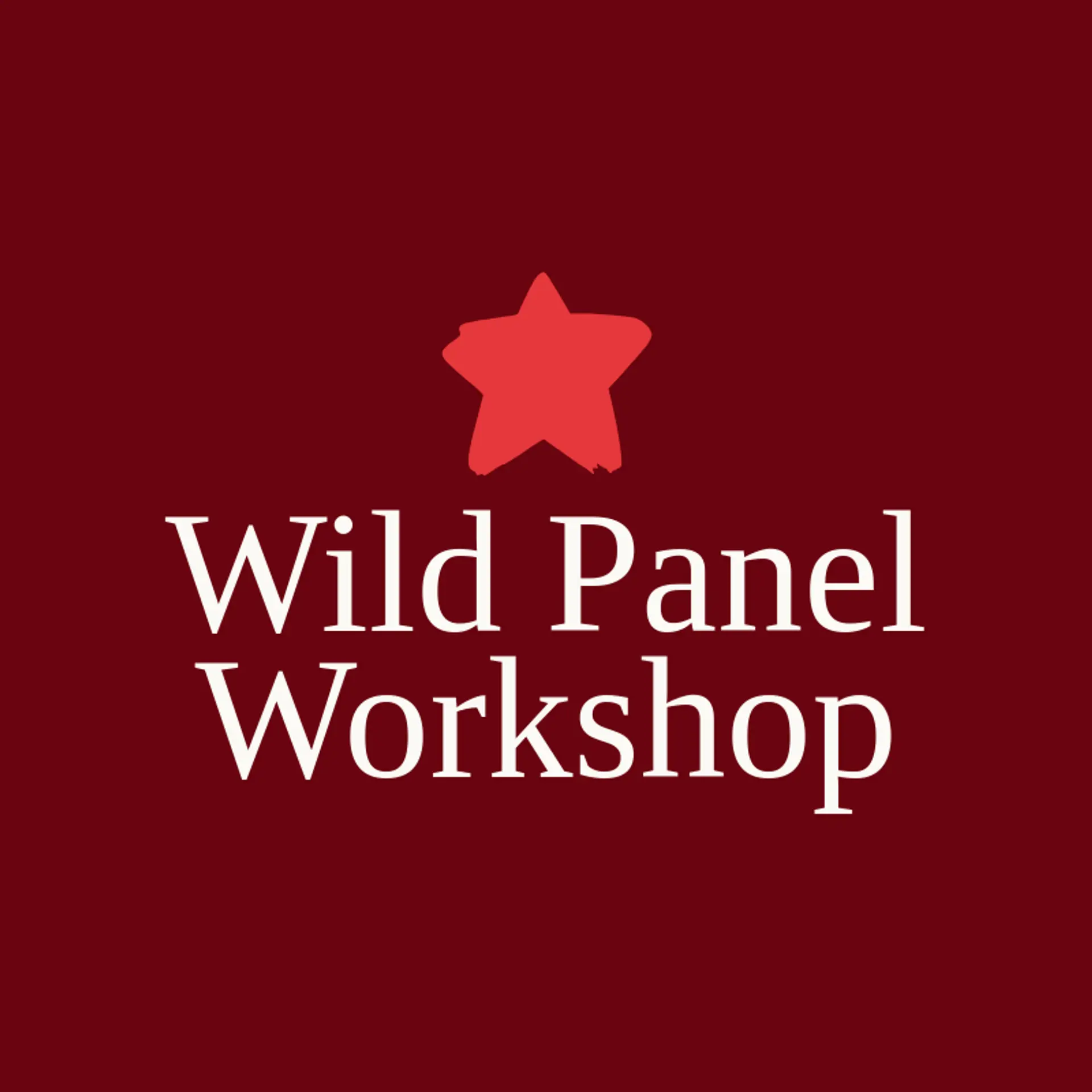 Wild Panel Workshop logo for comic