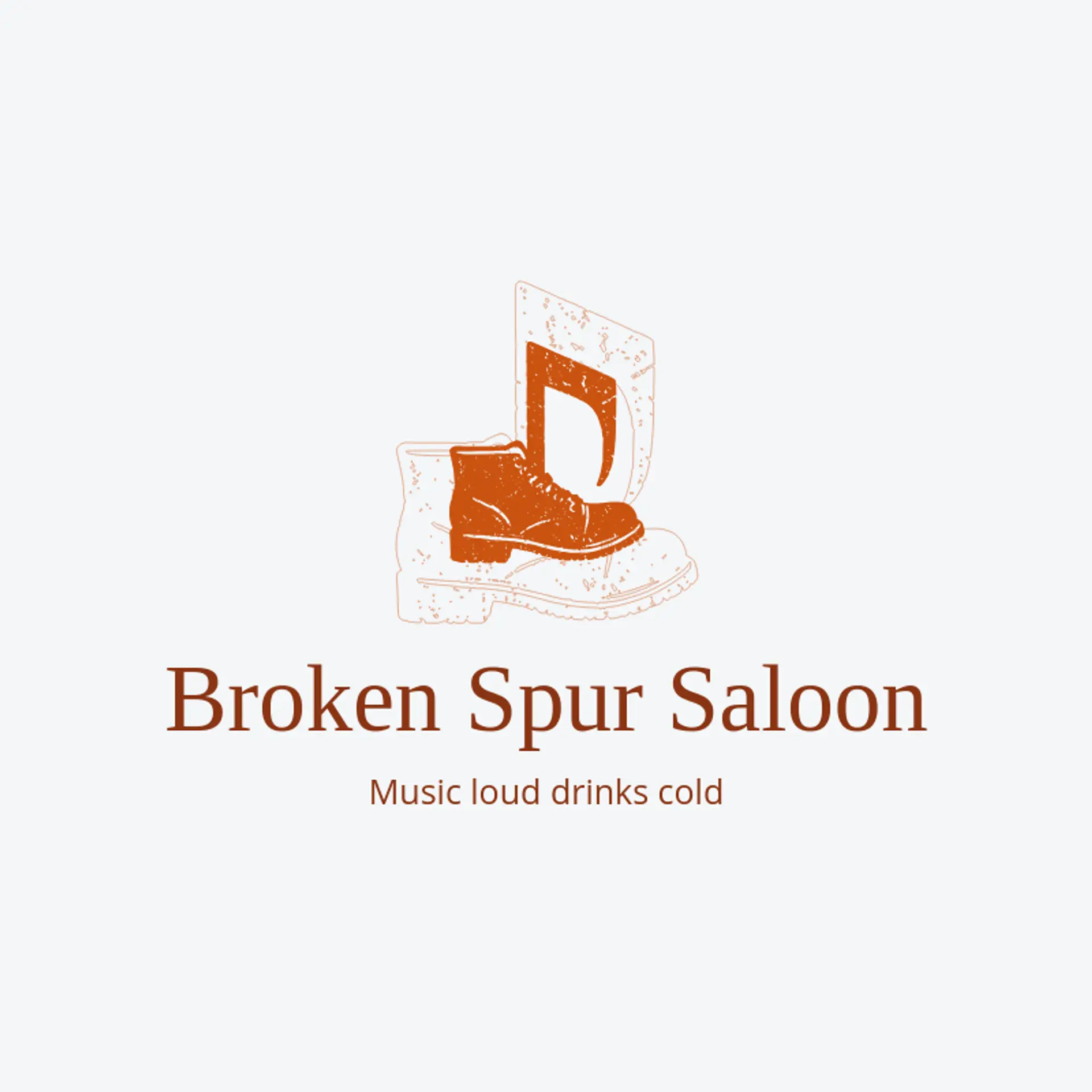 Broken Spur Saloon logo for sheriff