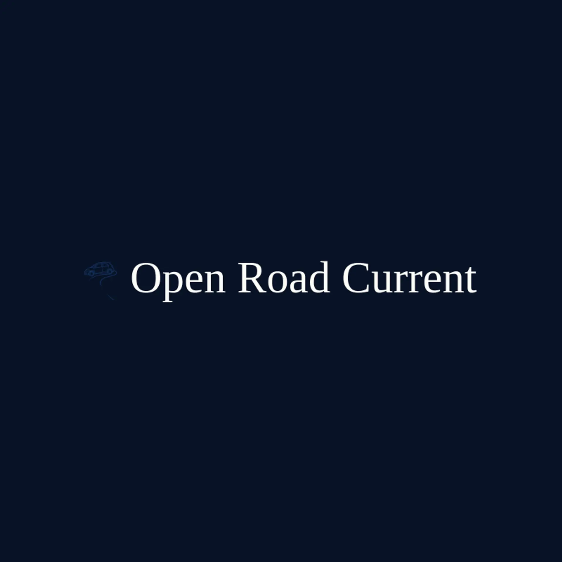 Open Road Current logo for electric car