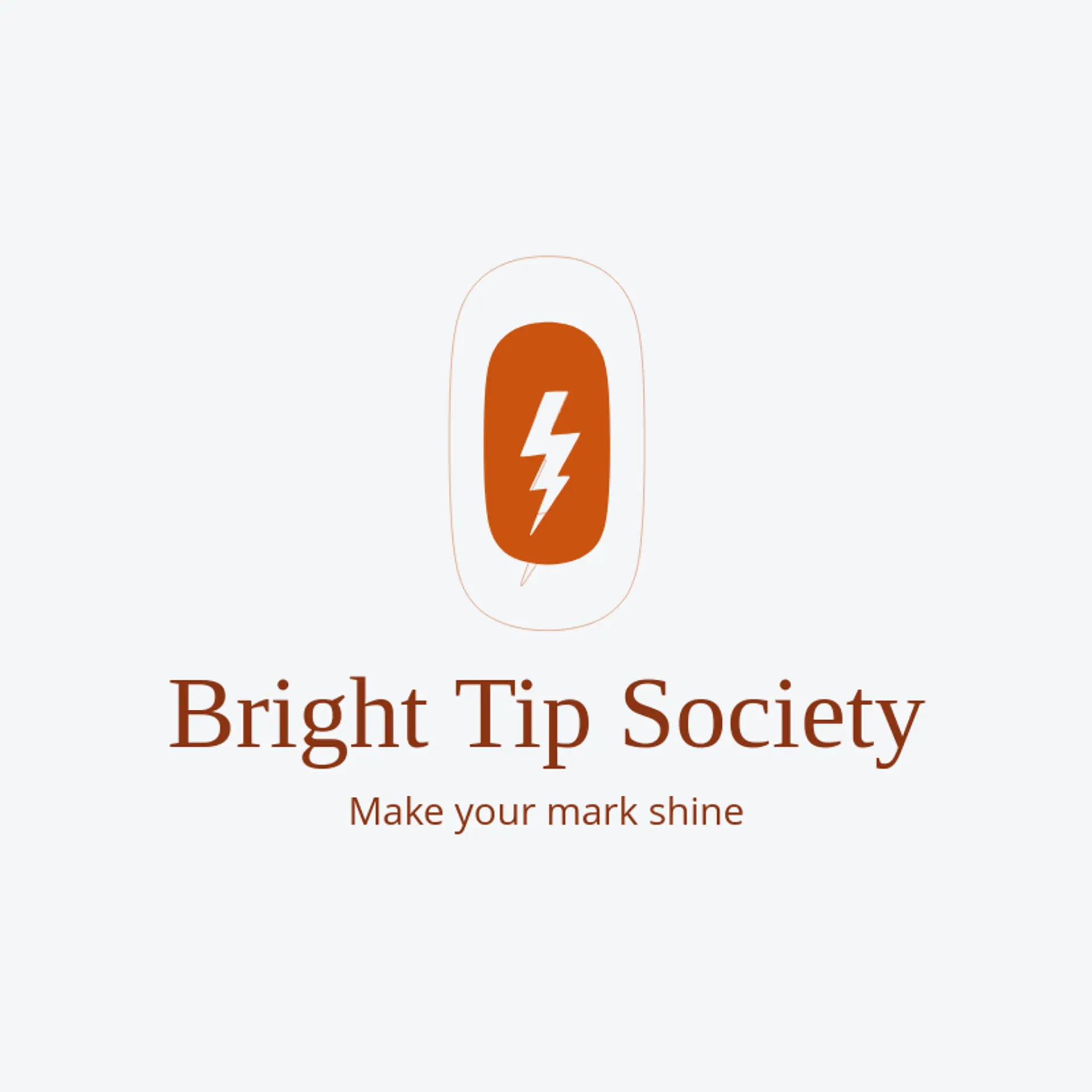Bright Tip Society logo for nails