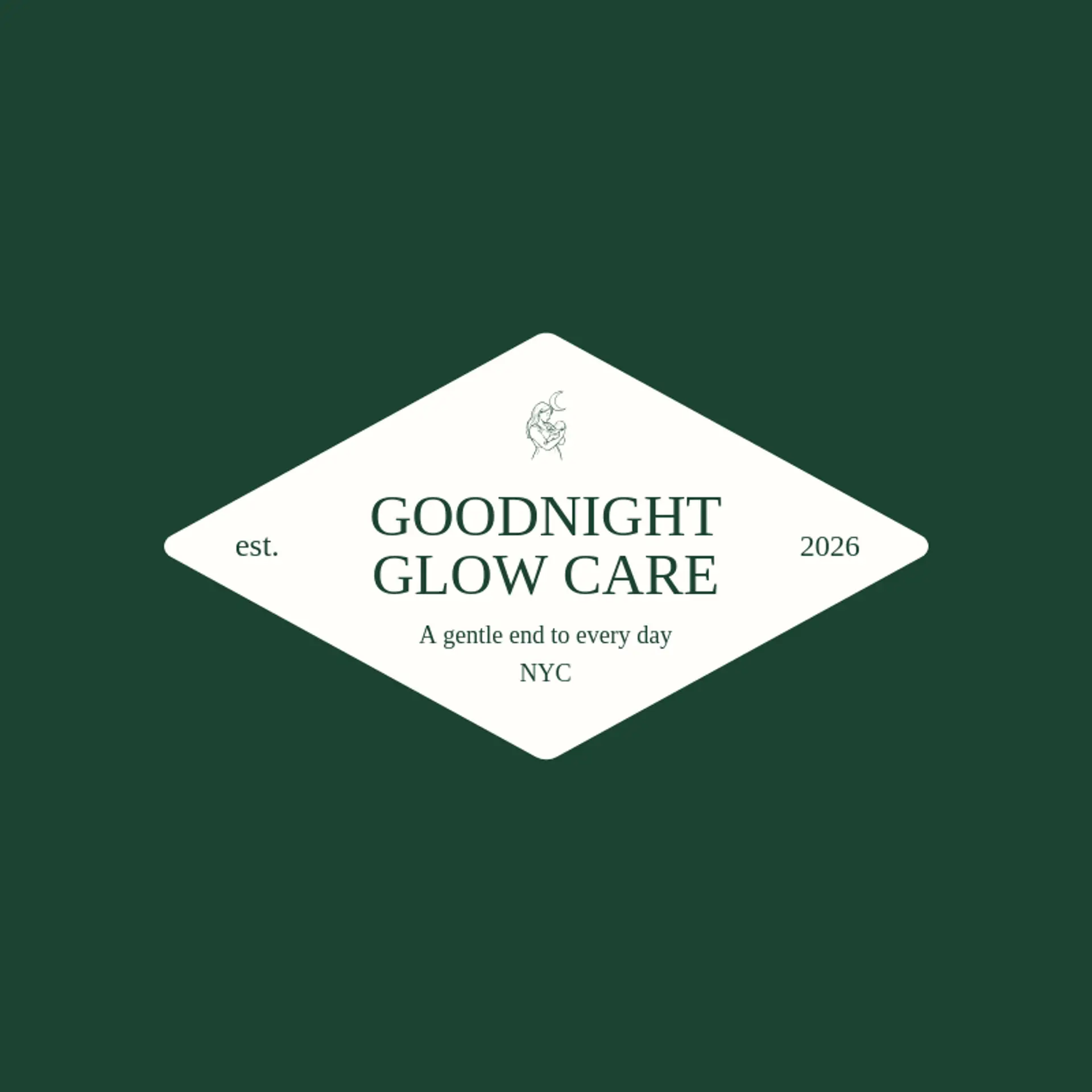 Goodnight Glow Care logo for babysitter