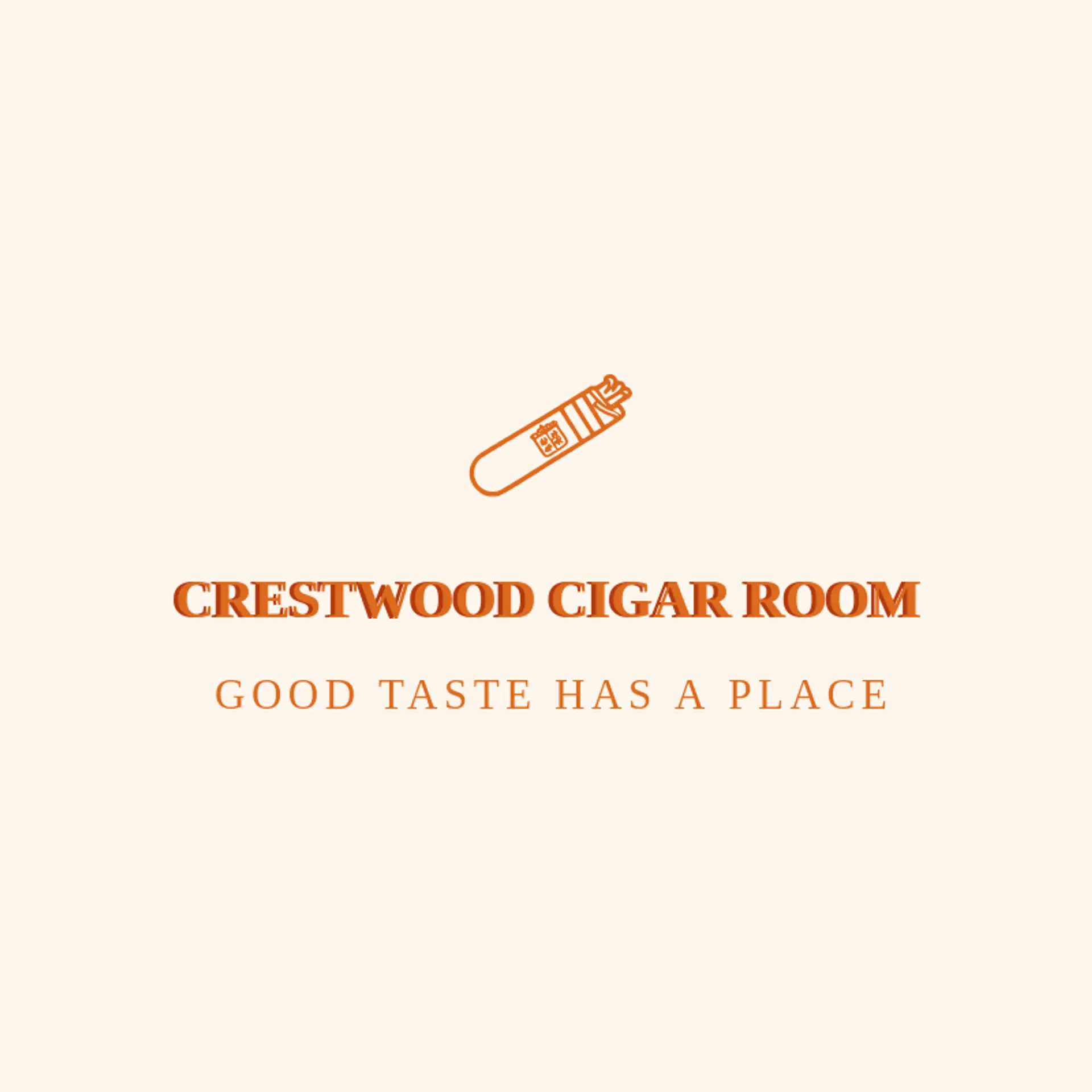 Crestwood Cigar Room logo for cigar