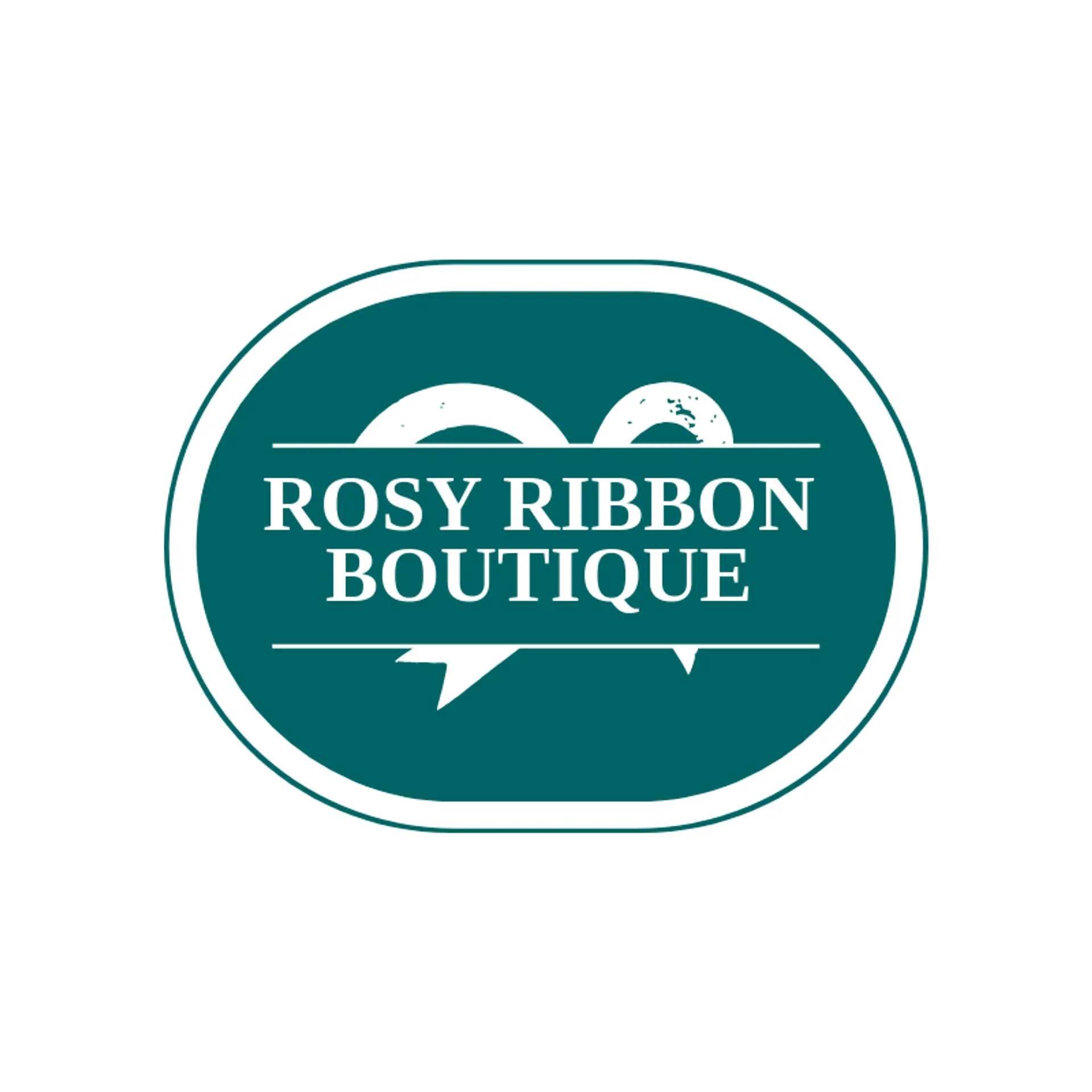 Rosy Ribbon Boutique logo for swirl