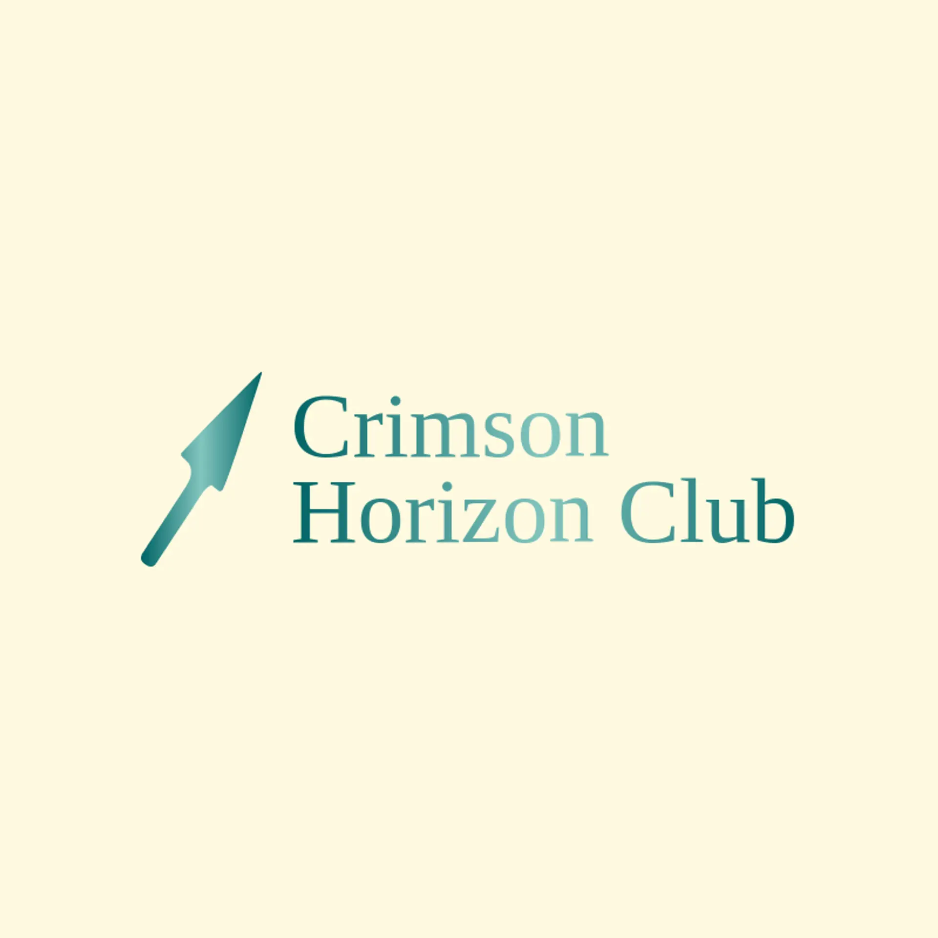 Crimson Horizon Club logo for spear