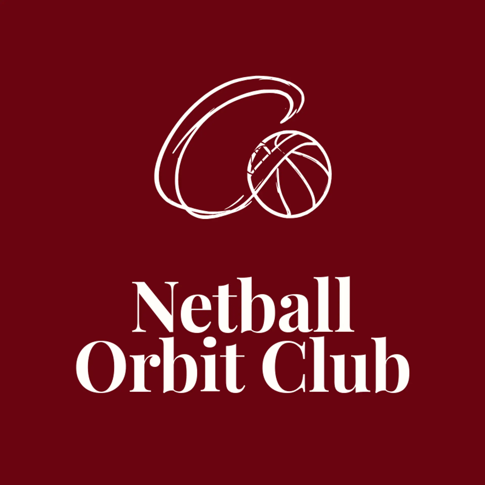 Netball Orbit Club logo for netball