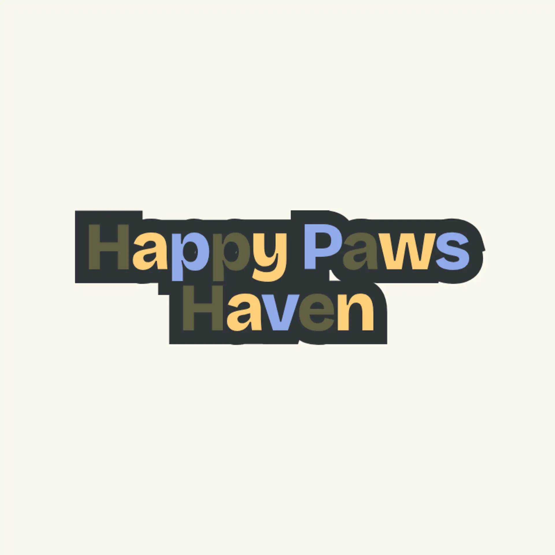 Happy Paws Haven logo for pet