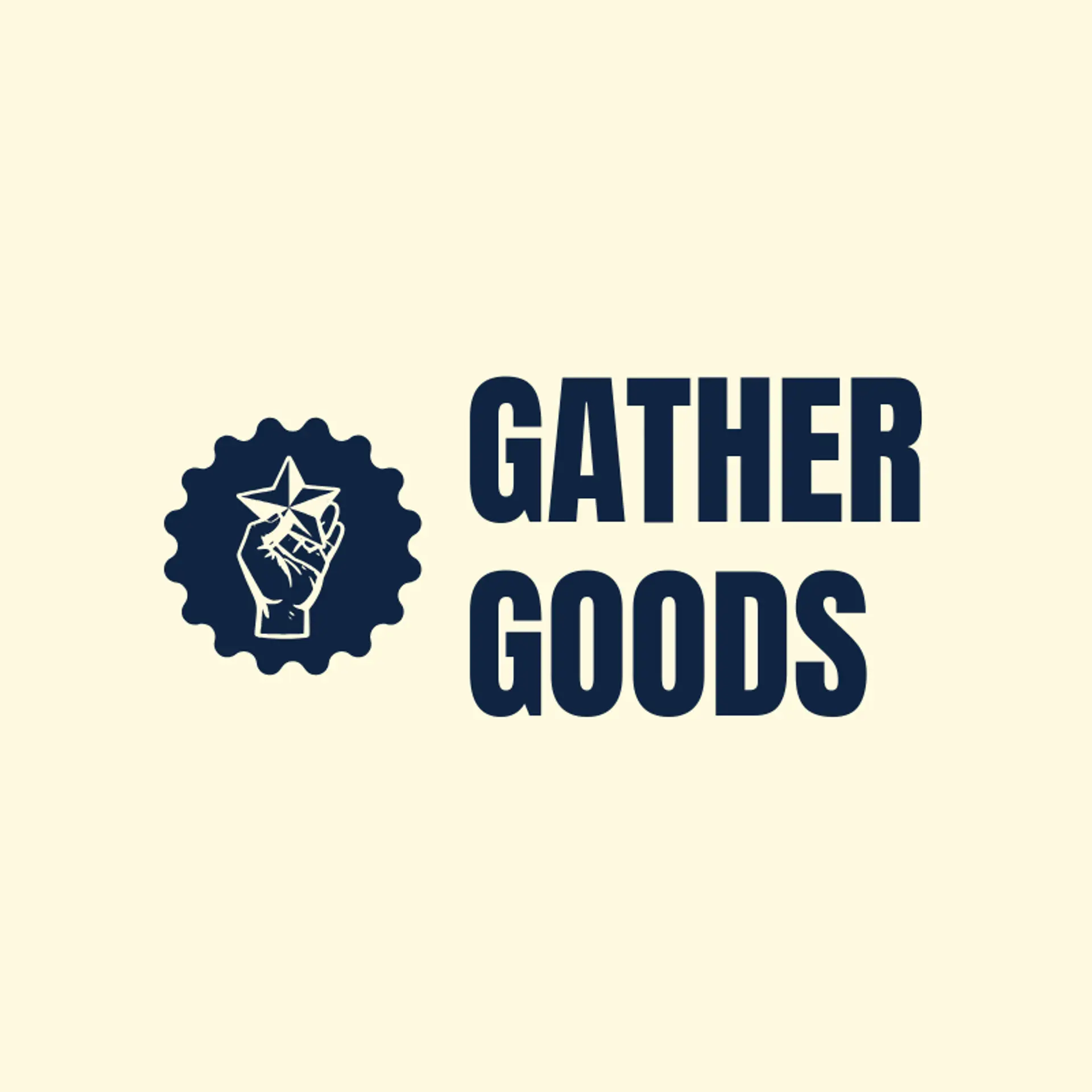 Gather Goods logo for shopping