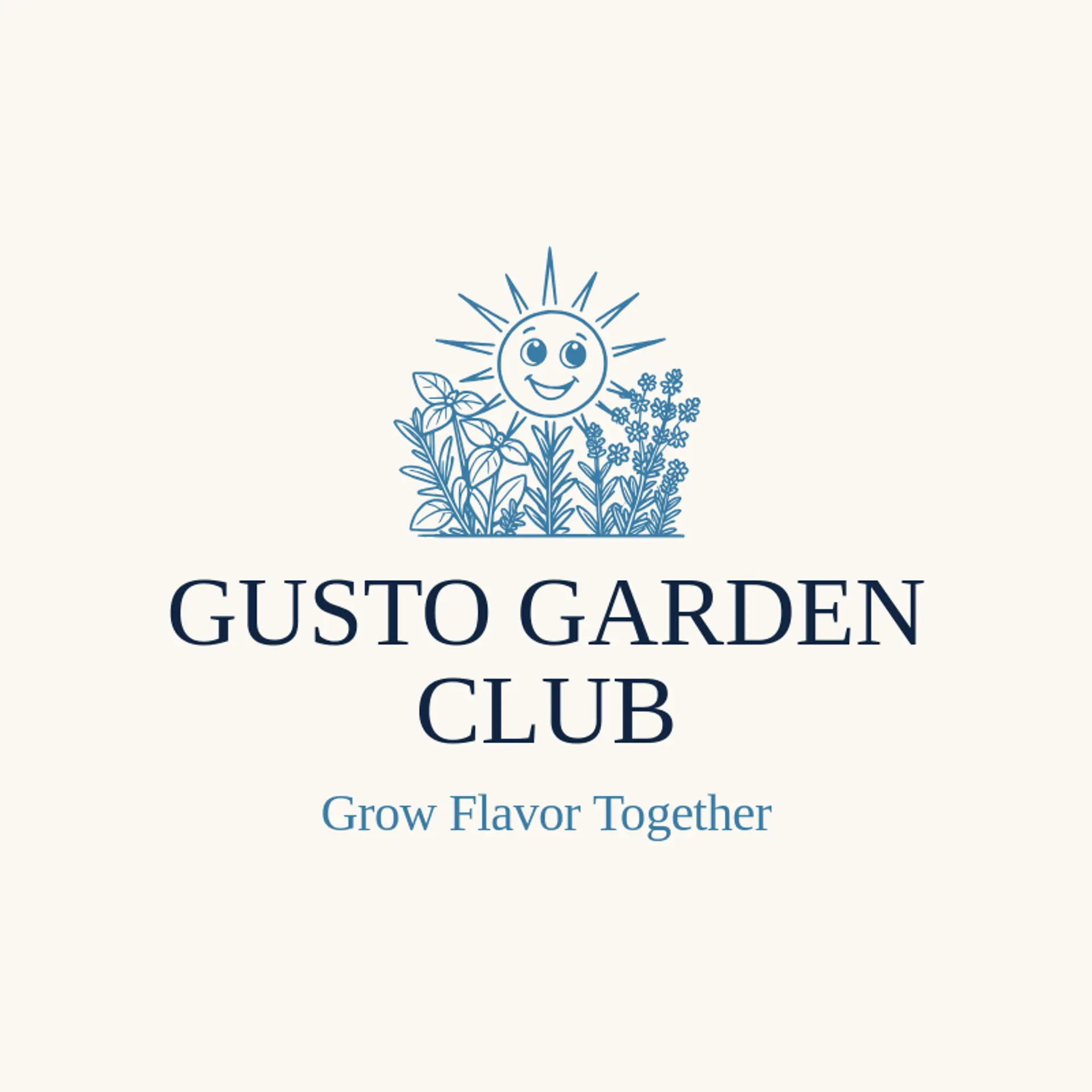 Gusto Garden Club logo for italian