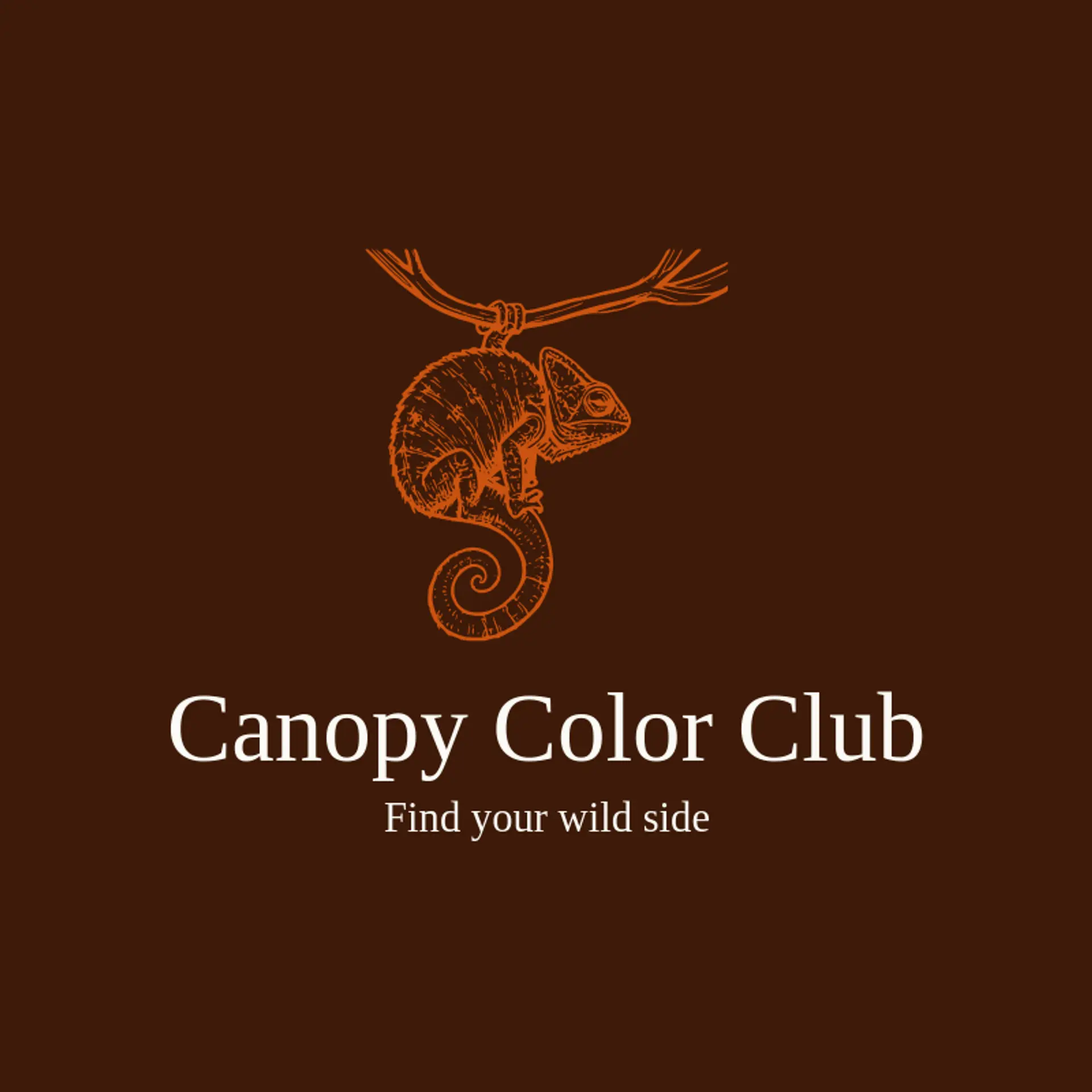 Canopy Color Club logo for chameleon